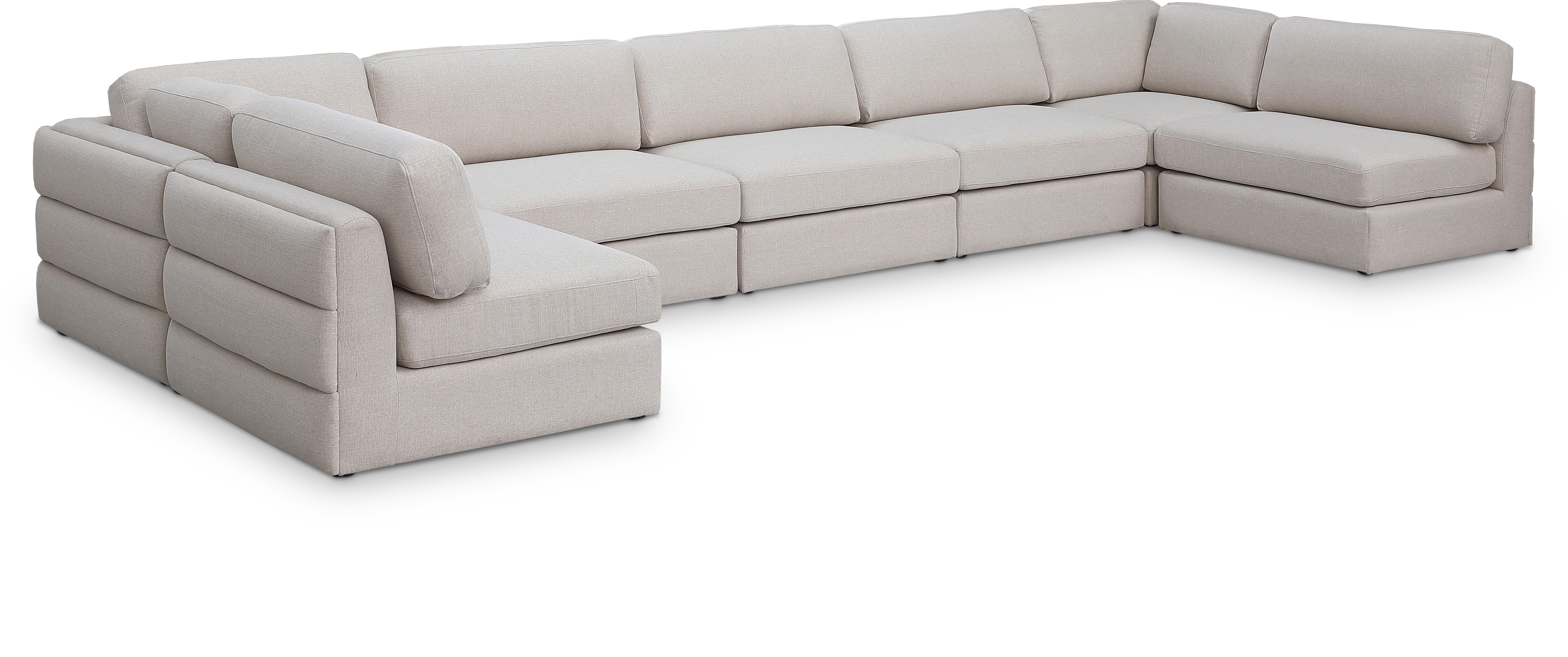 Beckham - 7 Piece Modular Sectional - Beige