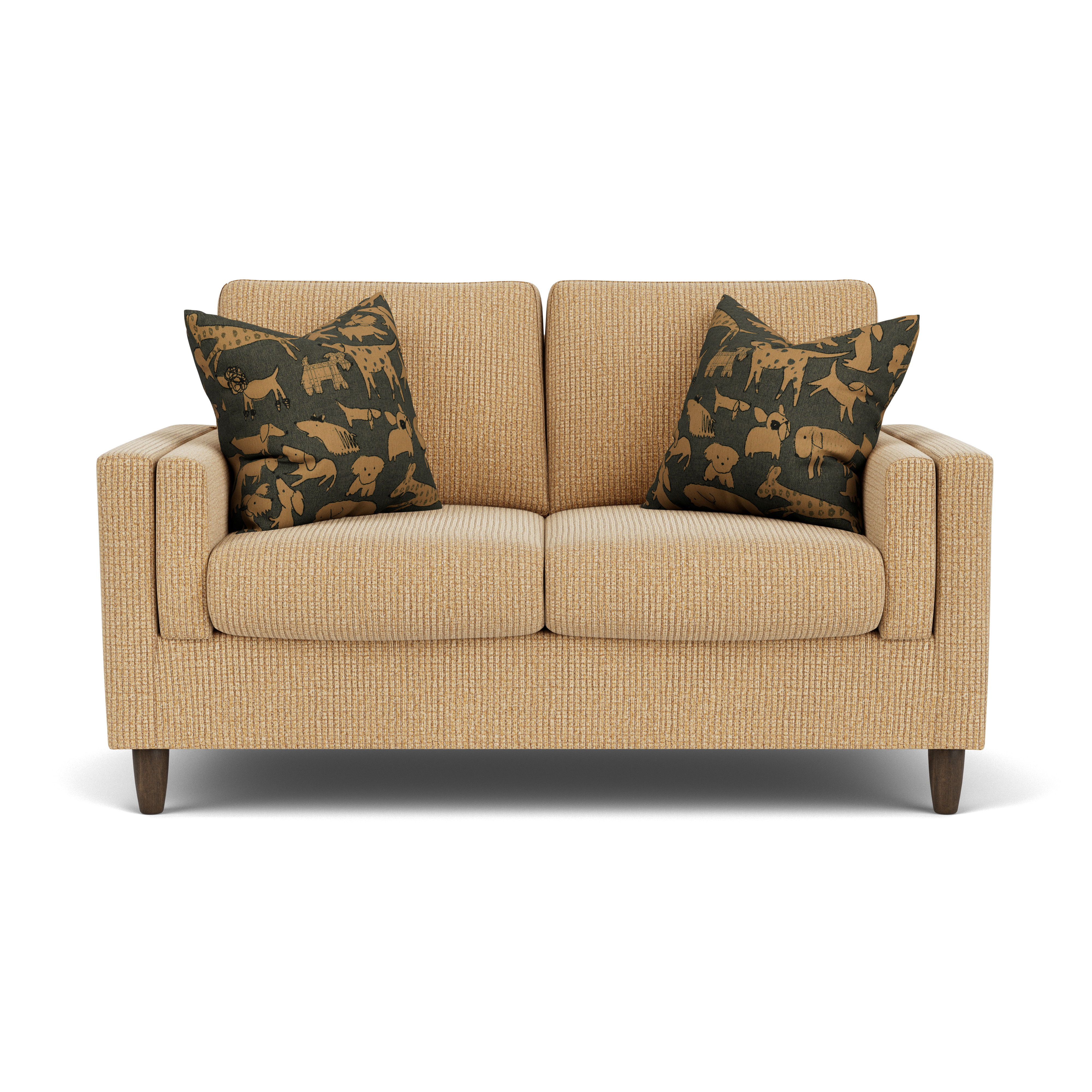Thomas - Fabric Loveseat, white, view 5