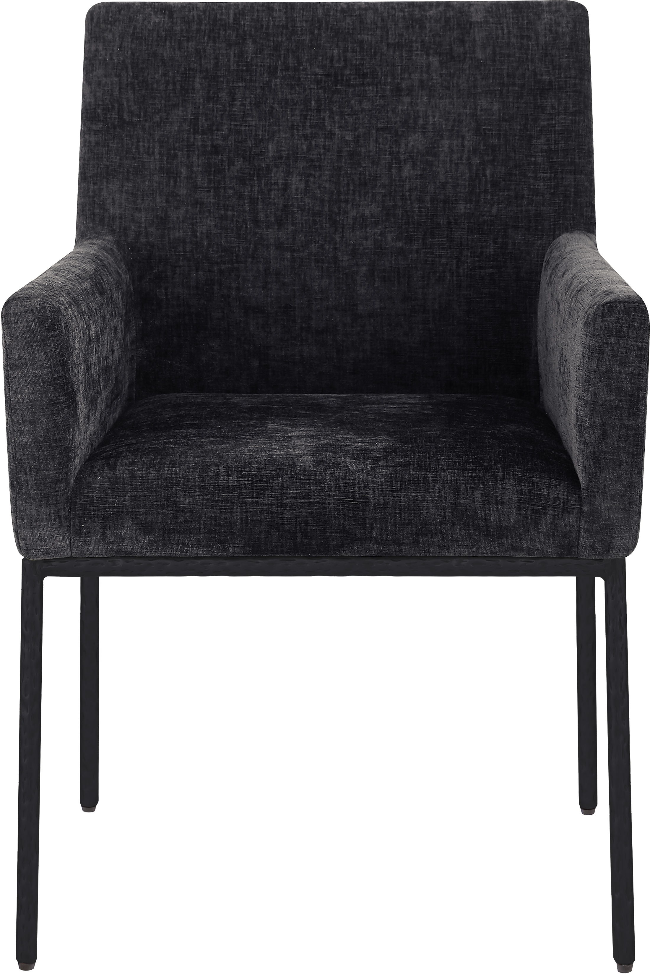 Reeves - Dining Chair With Black Legs (Set of 2) - Black