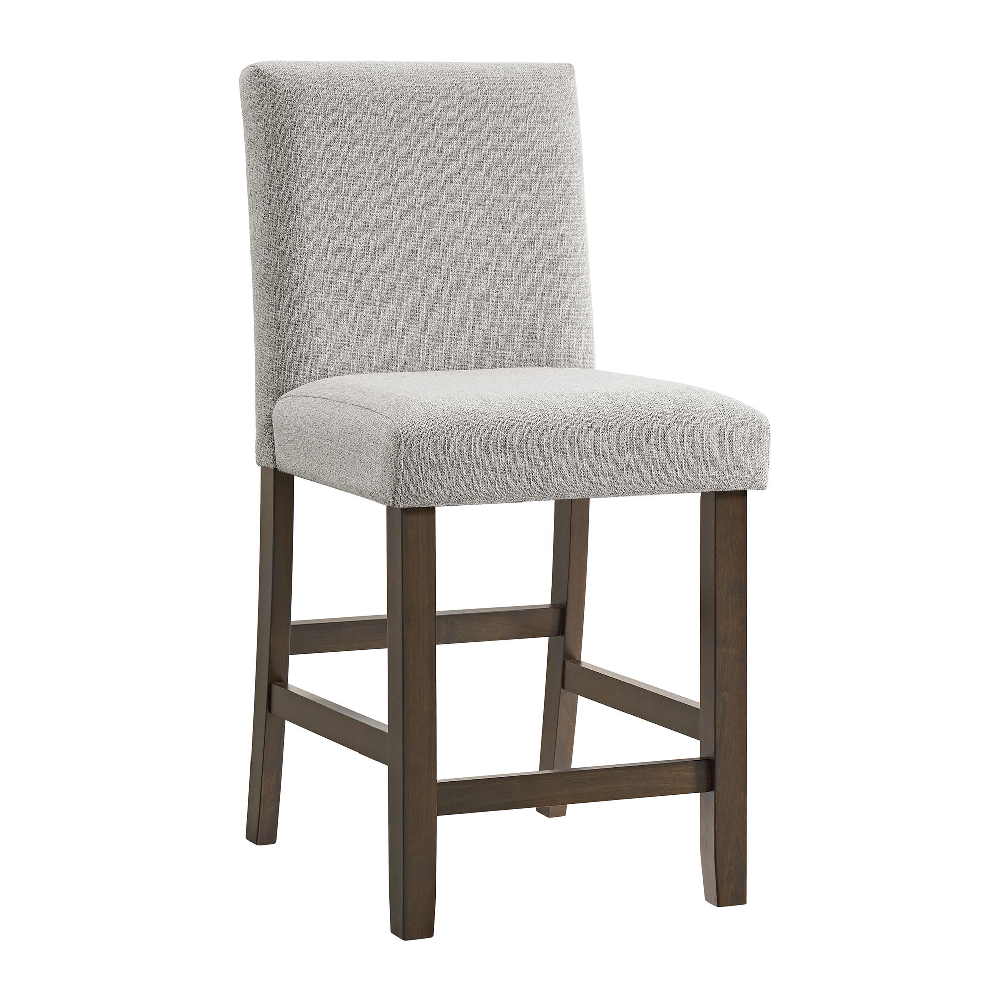 Seneca - Counter Side Chair Fabric (Set of 2) - Brown / Gray