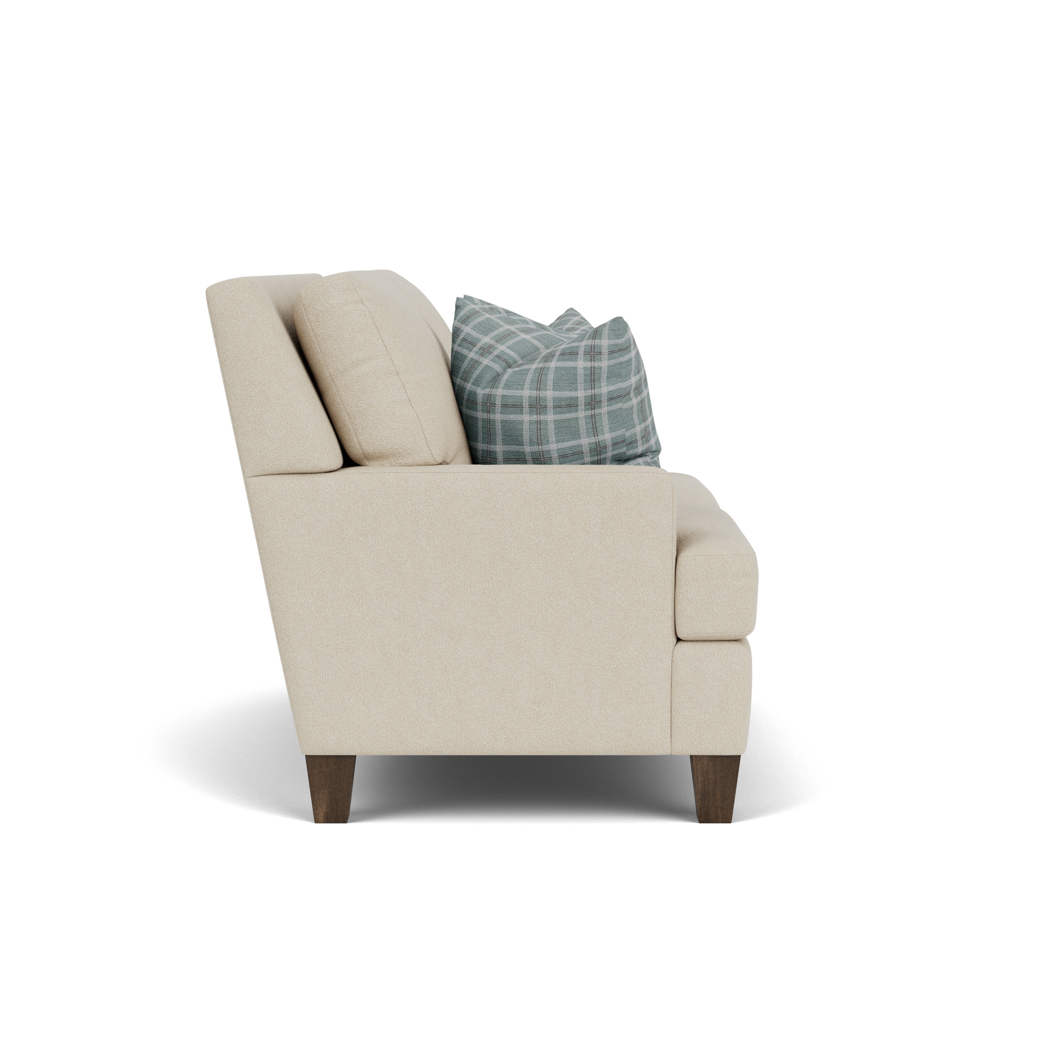Lloyd - Fabric Loveseat, dark brown, view 7