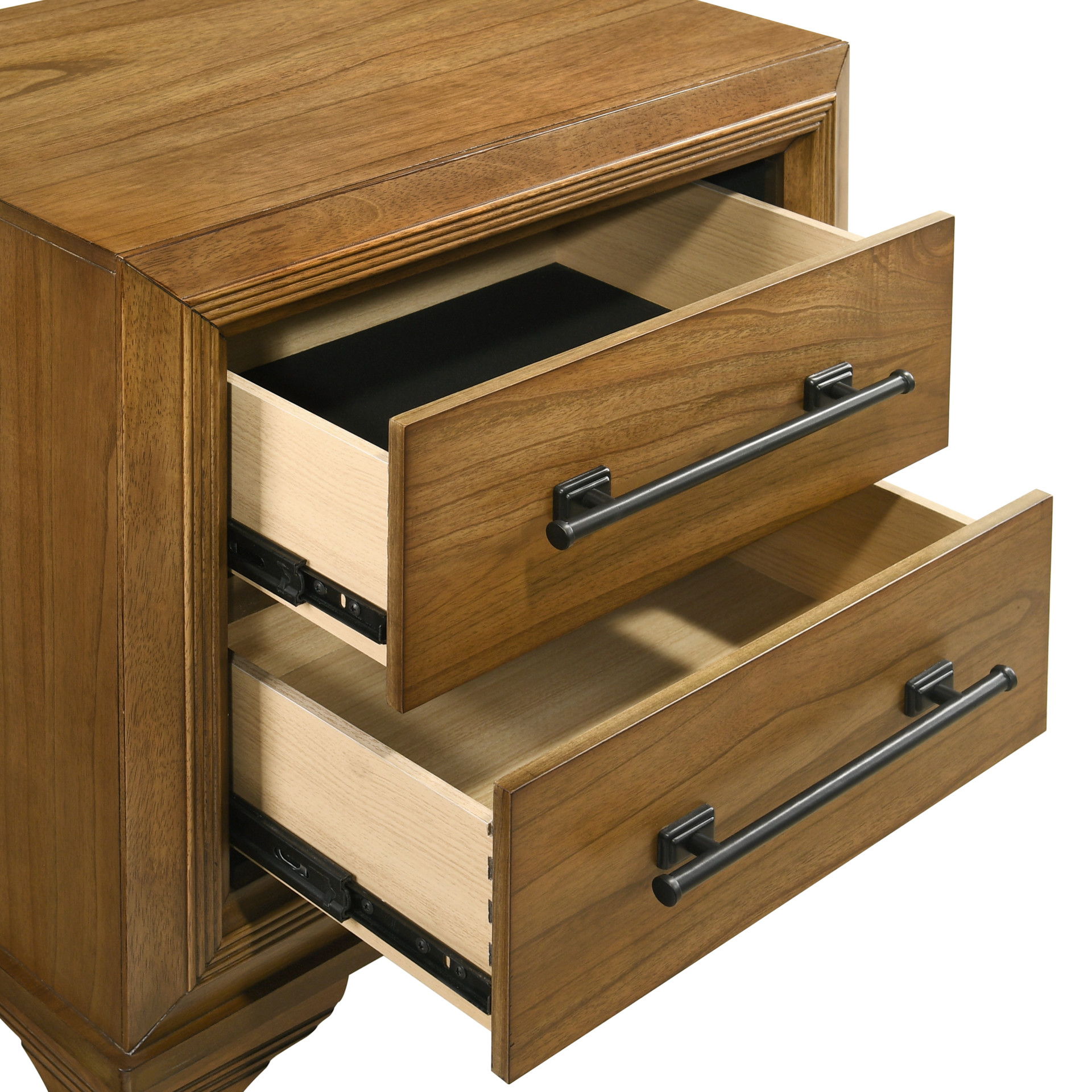 Talcott - Nightstand - Honey, light brown, view 5