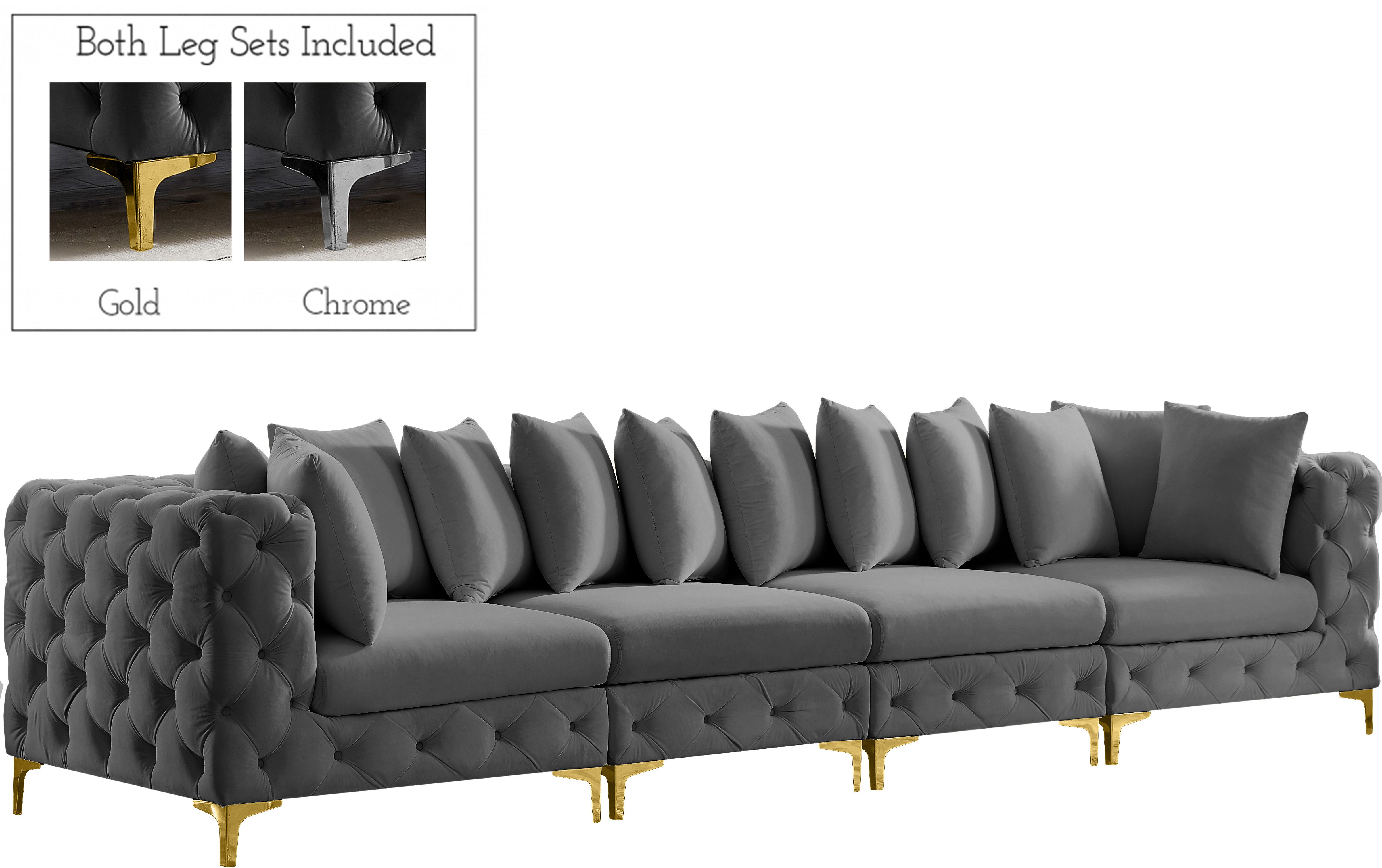 Tremblay - 4 Seat Modular Sofa - Gray