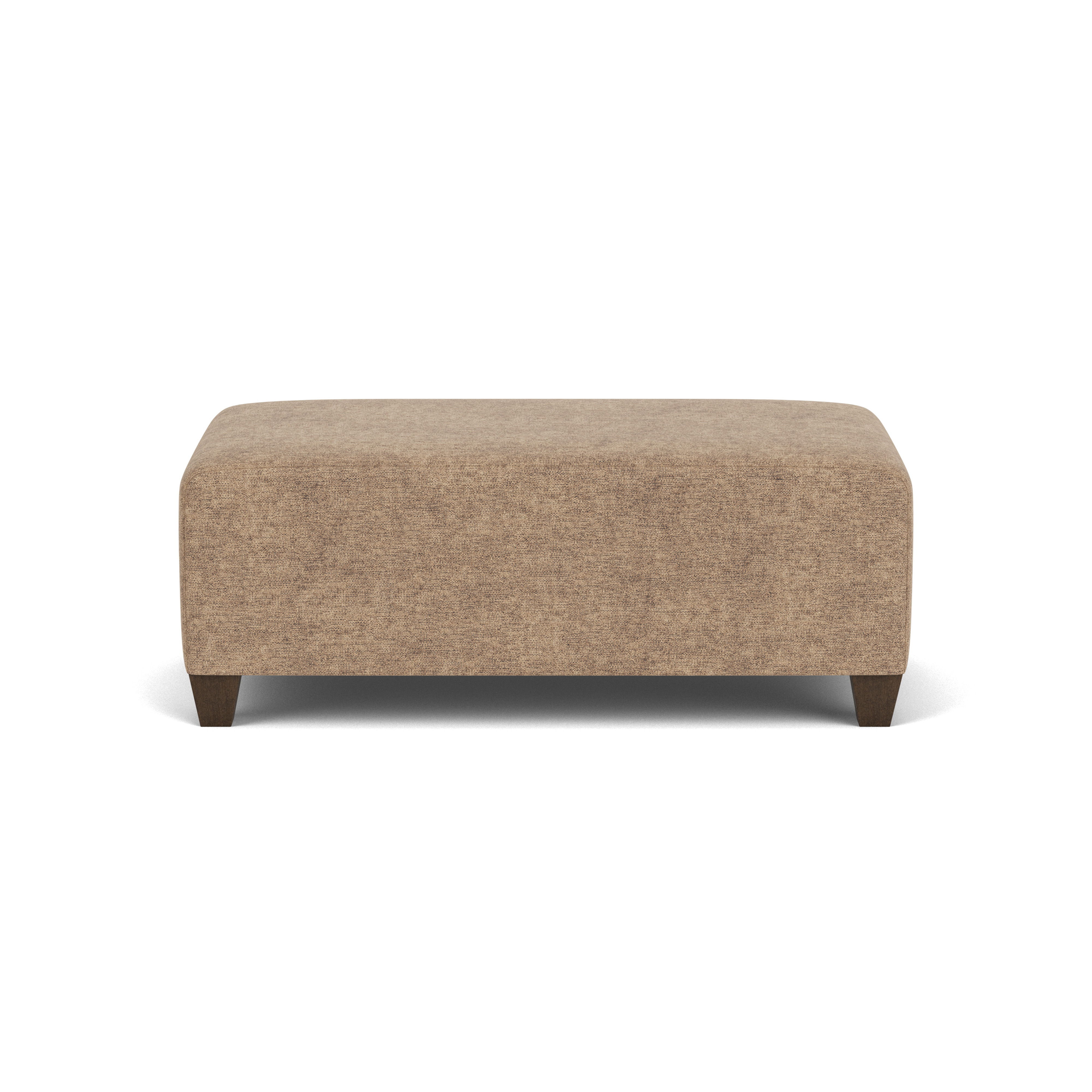 Cascade - Fabric Rectangular Cocktail Ottoman, light gray, view 5