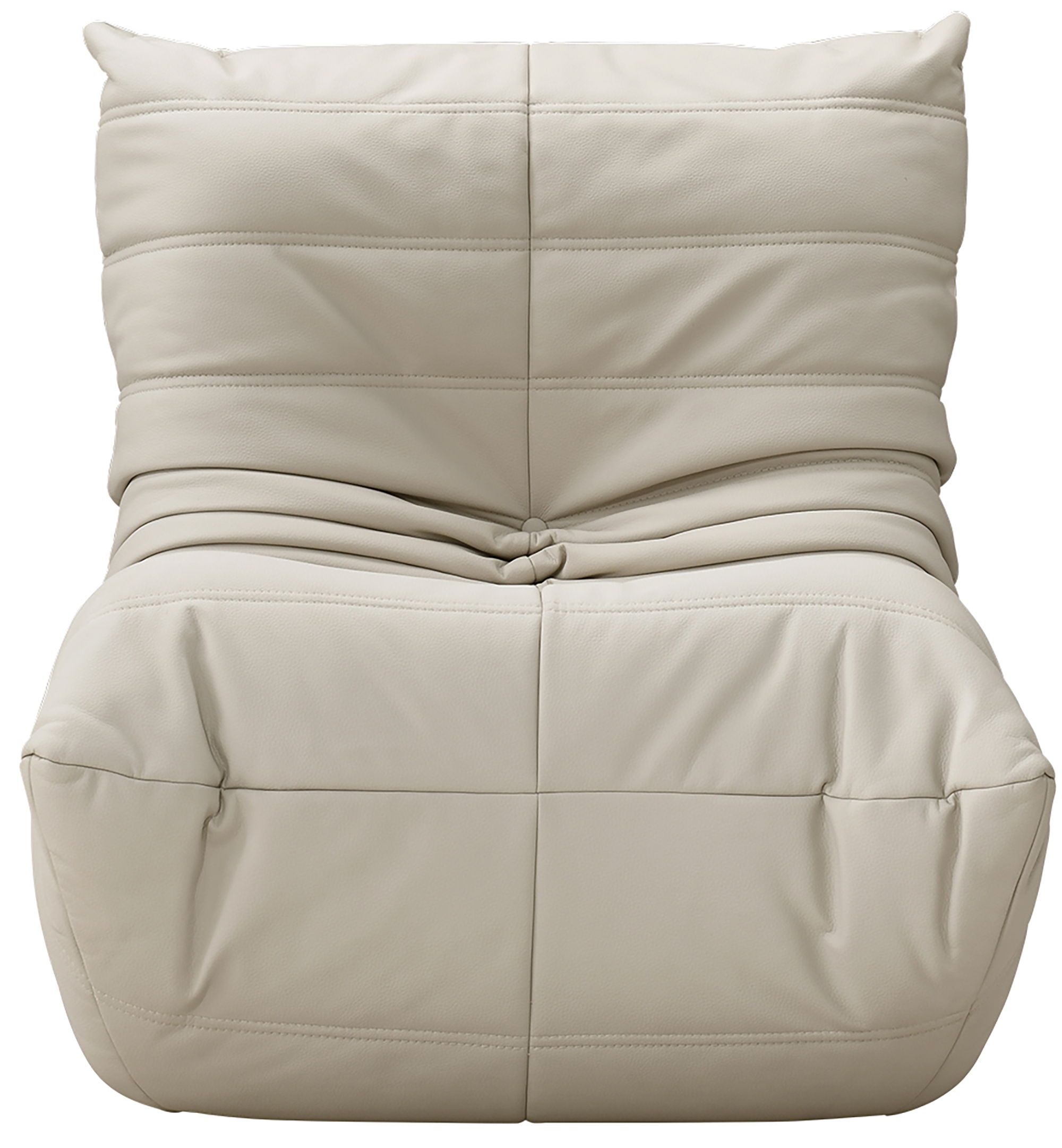 Relax - Vegan Leather Upholstered Chair - Cream
