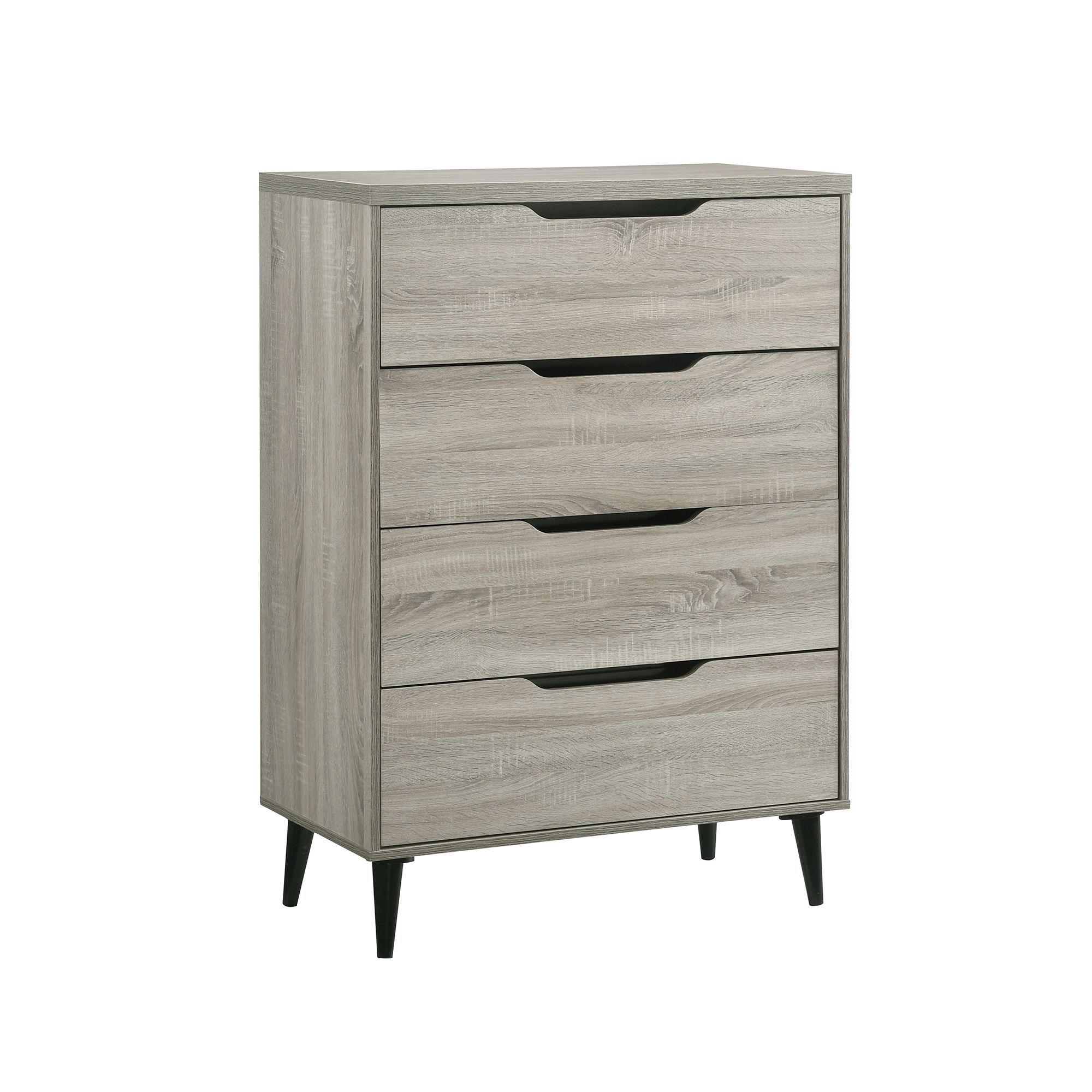 Ernesto - 4-Drawer Chest With Interlock (3A Packing) - Gray