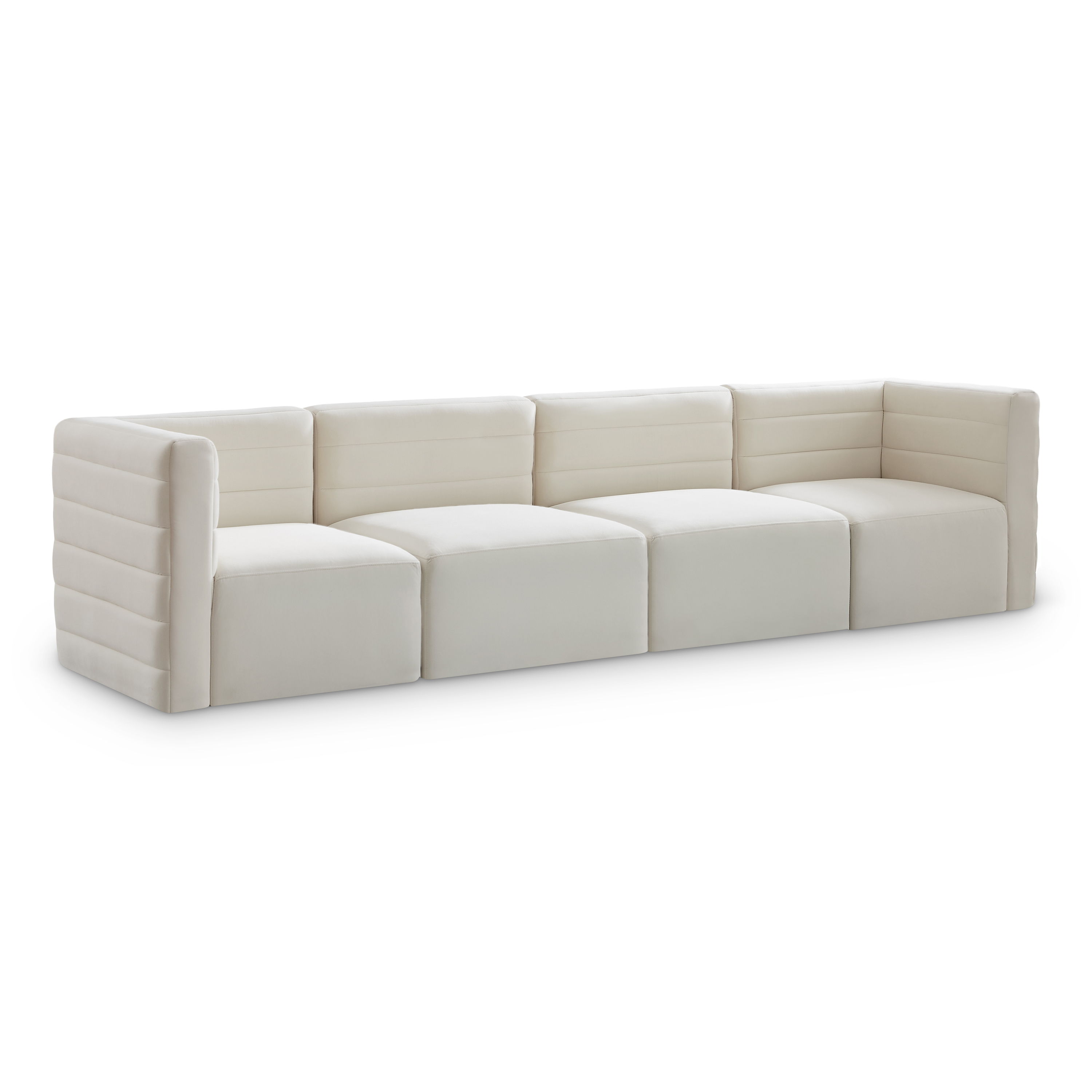 Quincy - 4 Seat Modular Sofa - Cream