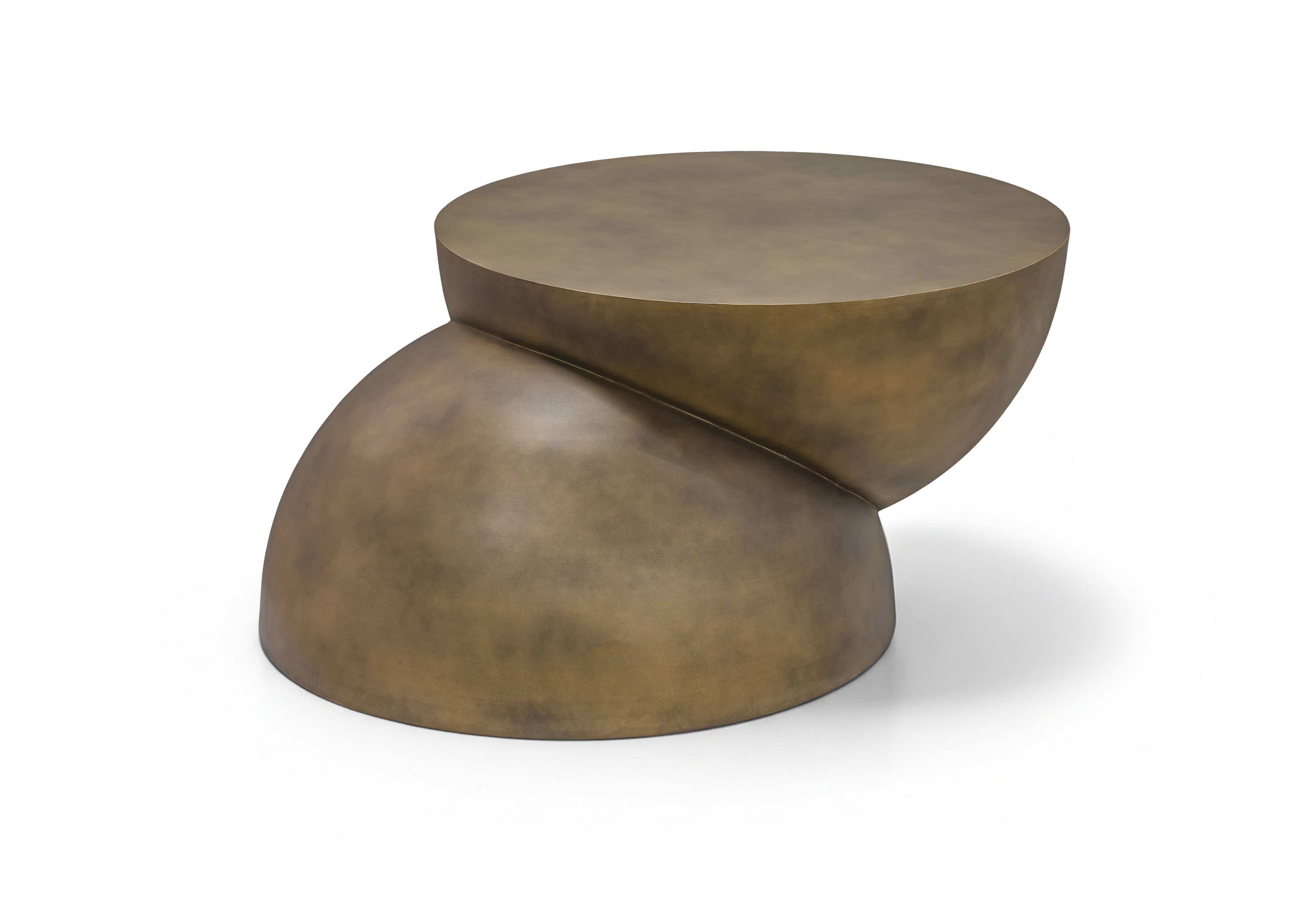Boulder - Iron Coffee Table - Gold
