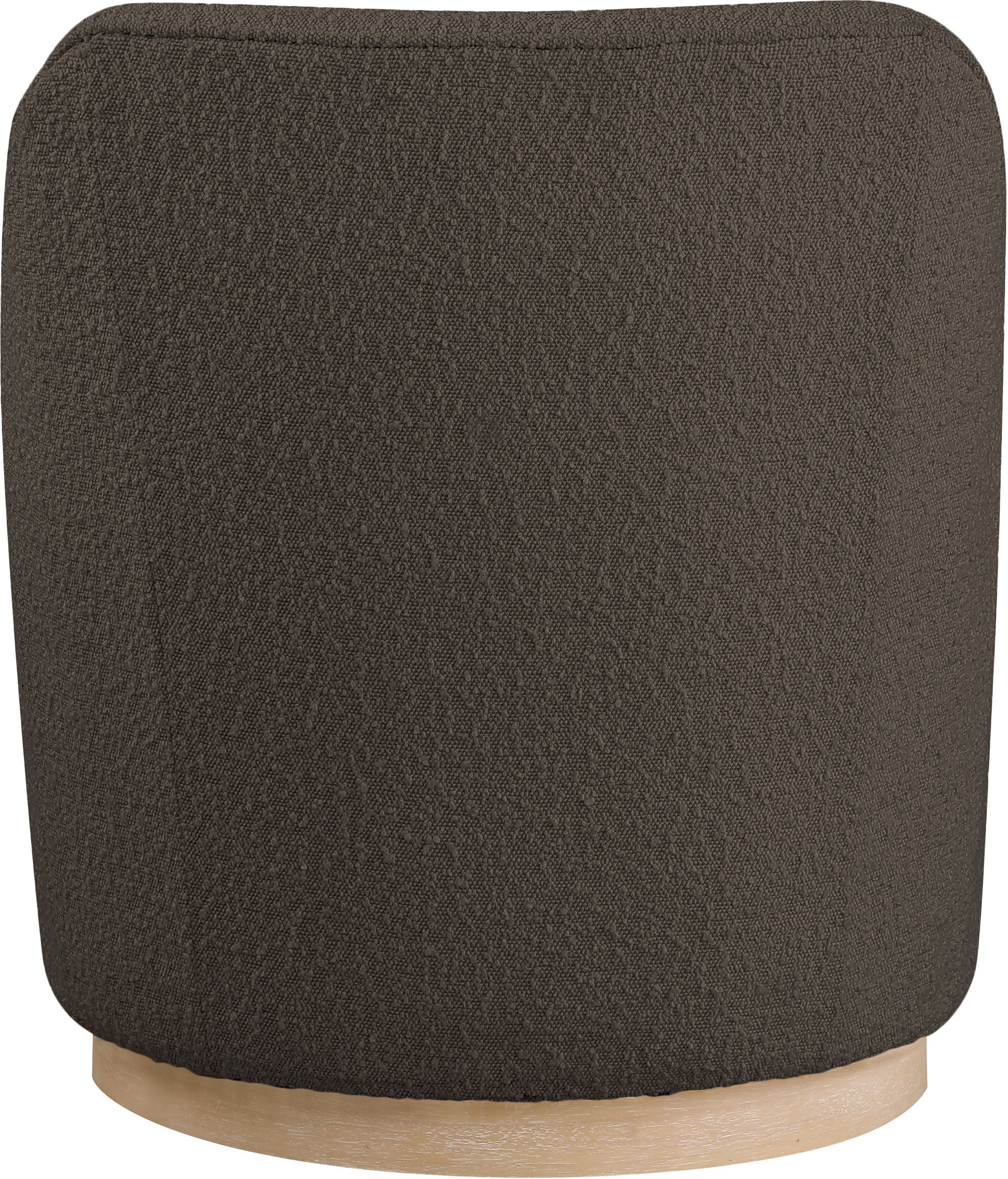 Clarita - Boucle Swivel Accent Chair - Brown