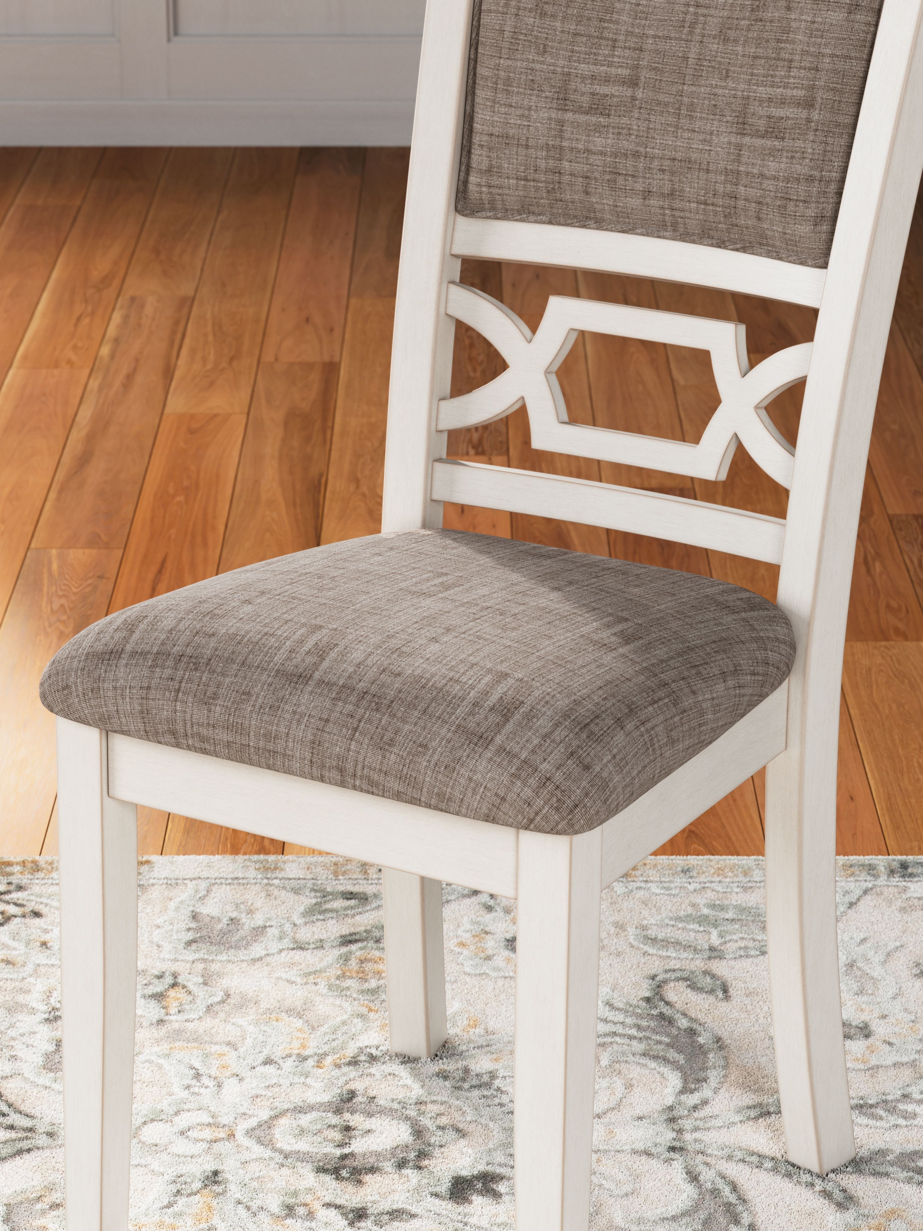 Ashley Furniture Erinberg - Dining Room Table Set (Set of 6) - Antique White - Image 5