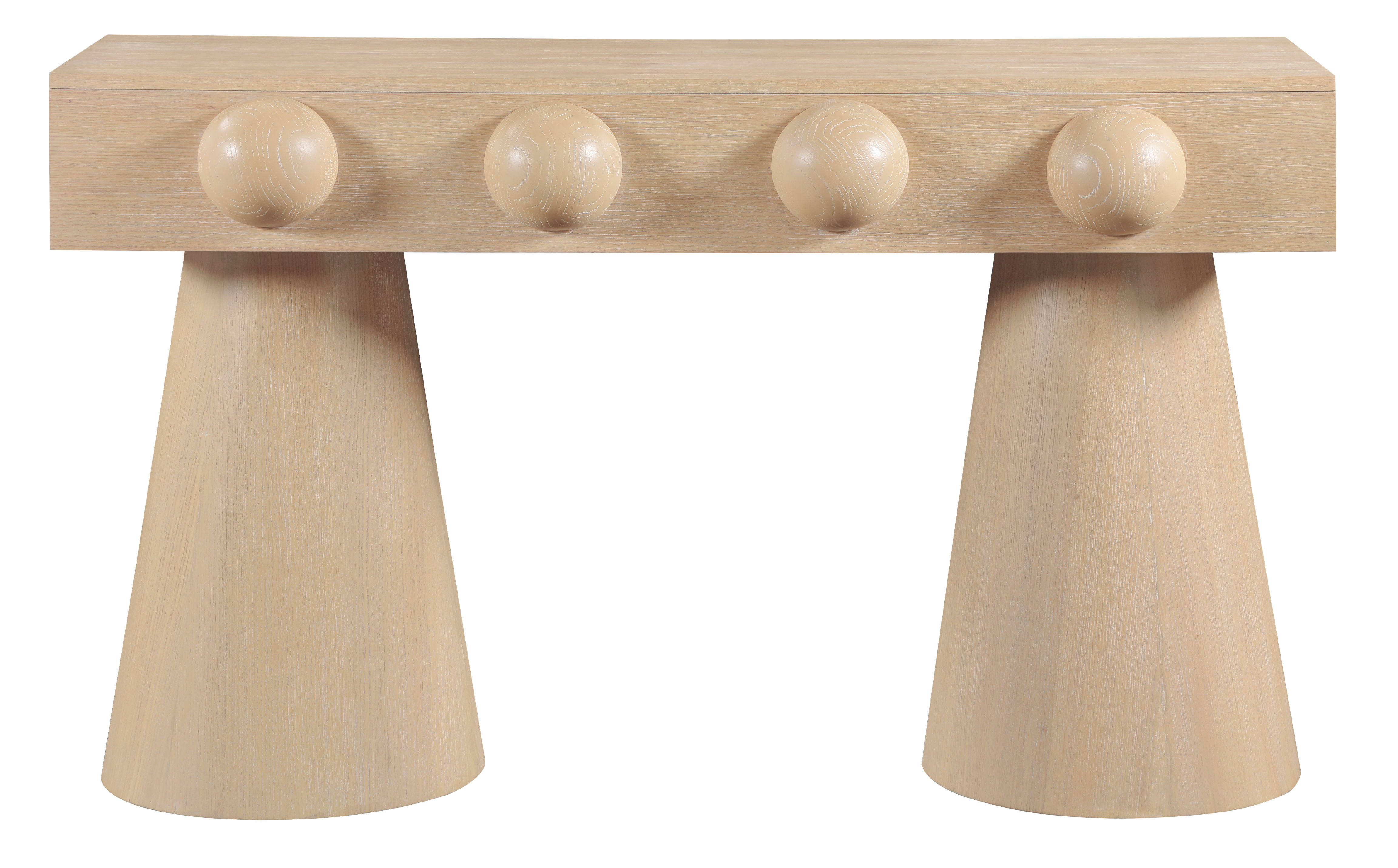 Bracciano - Oak Veneer Console Table - Natural