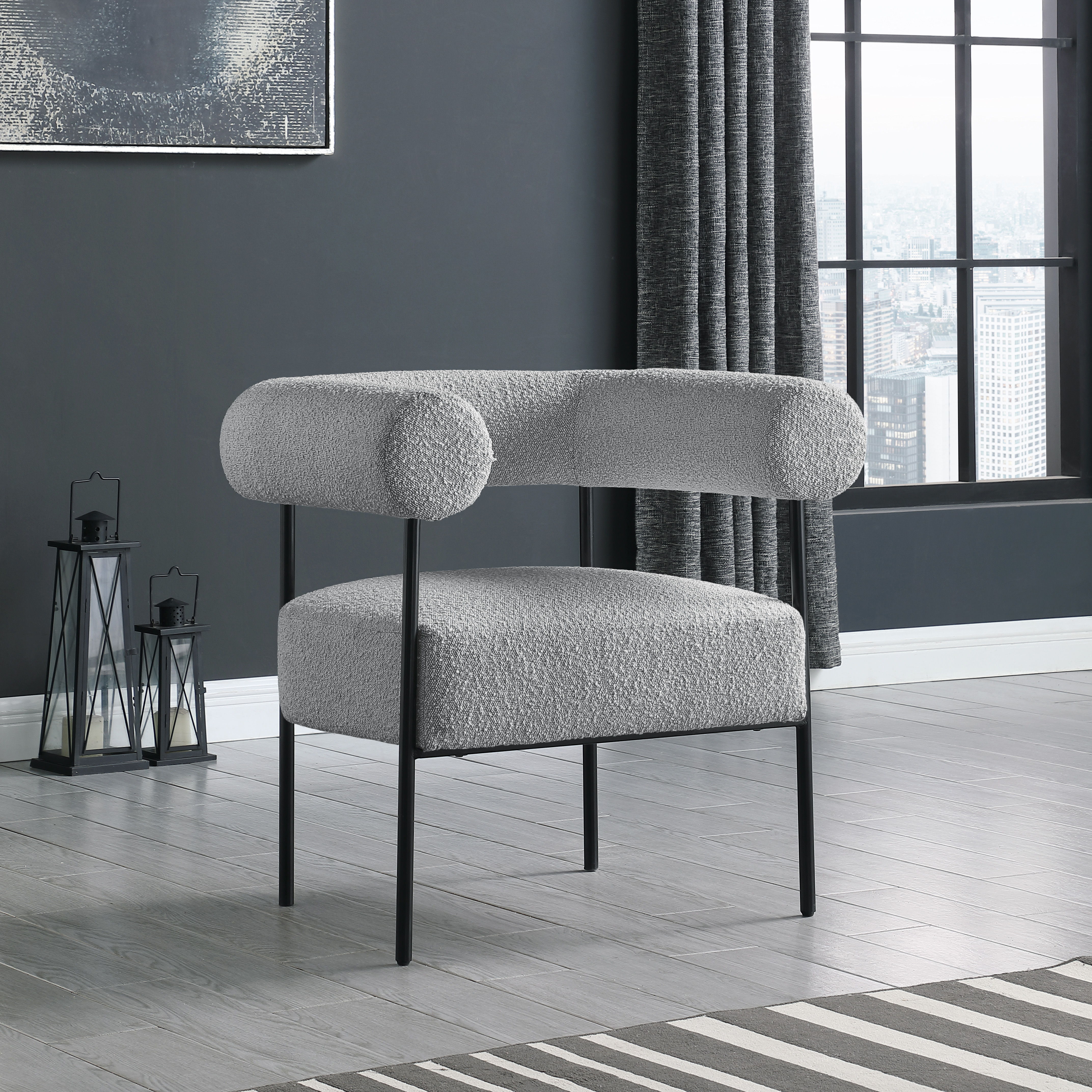 Blake - Accent Chair - Gray