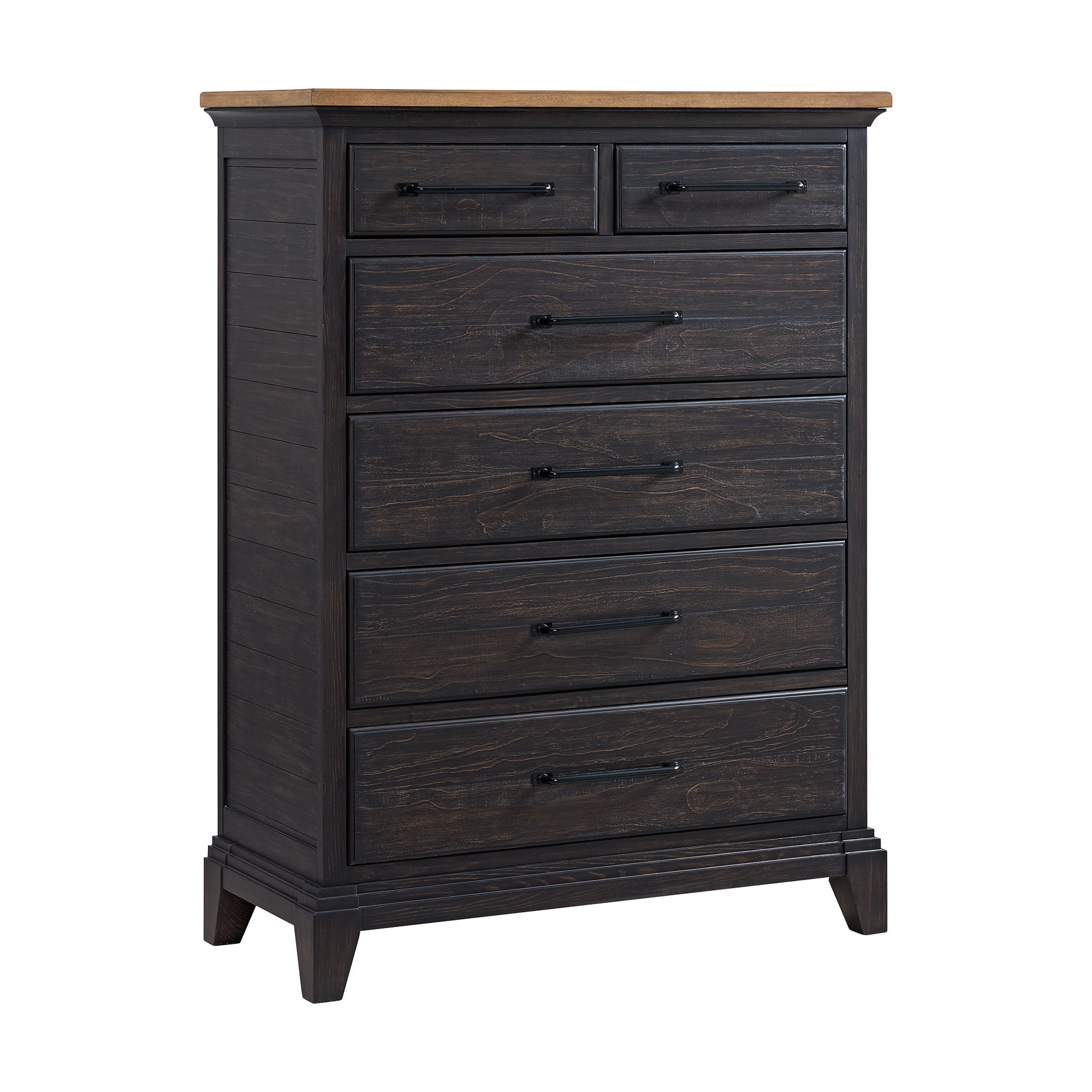 Montrose - King Storage 3 Piece Bedroom Set - Espresso & Brown