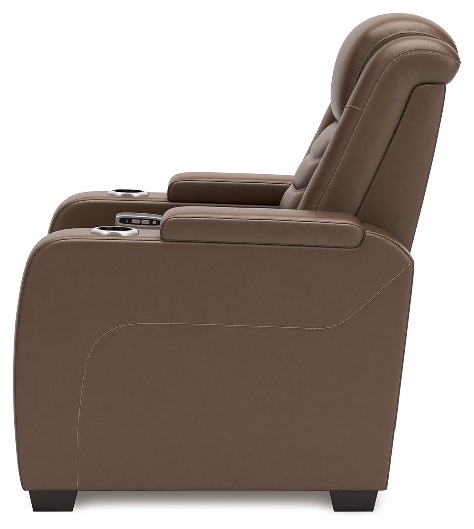 Ashley Furniture High Impact - Power Recliner / Adj Headrest - Tobacco - Image 6