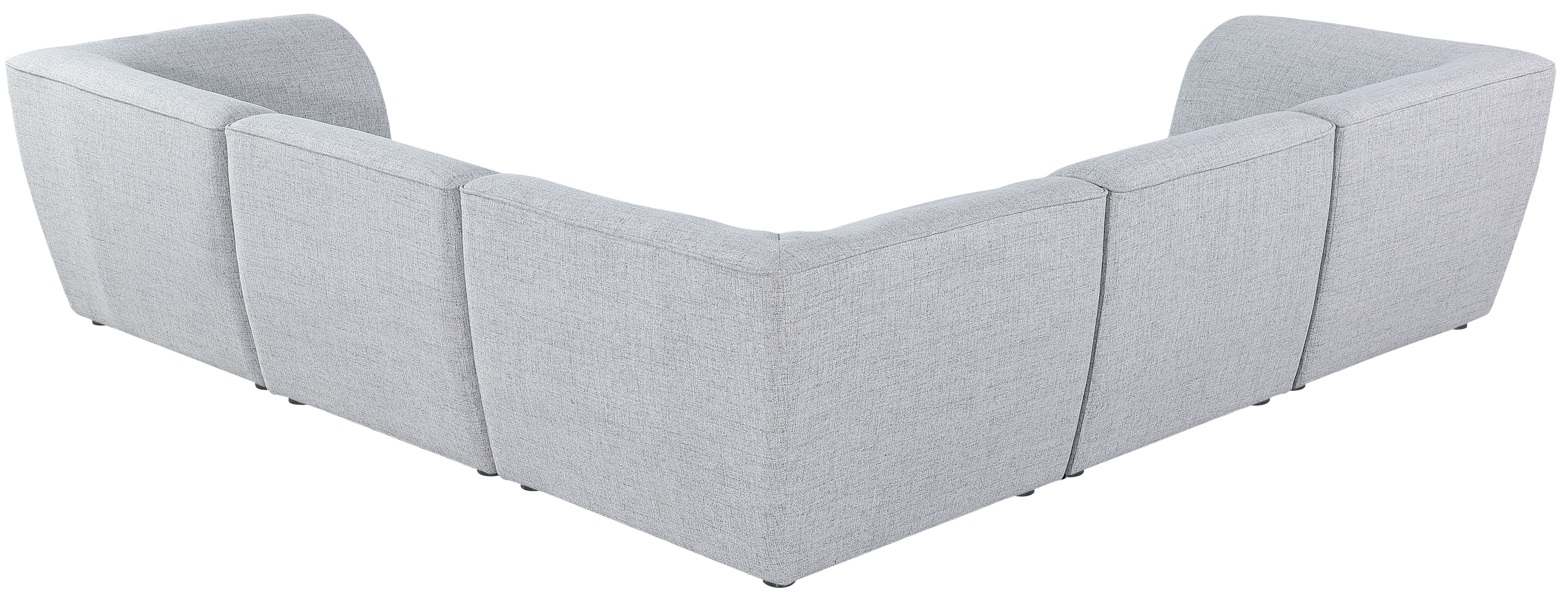 Miramar - 5 Piece Modular Corner Sectional - Gray