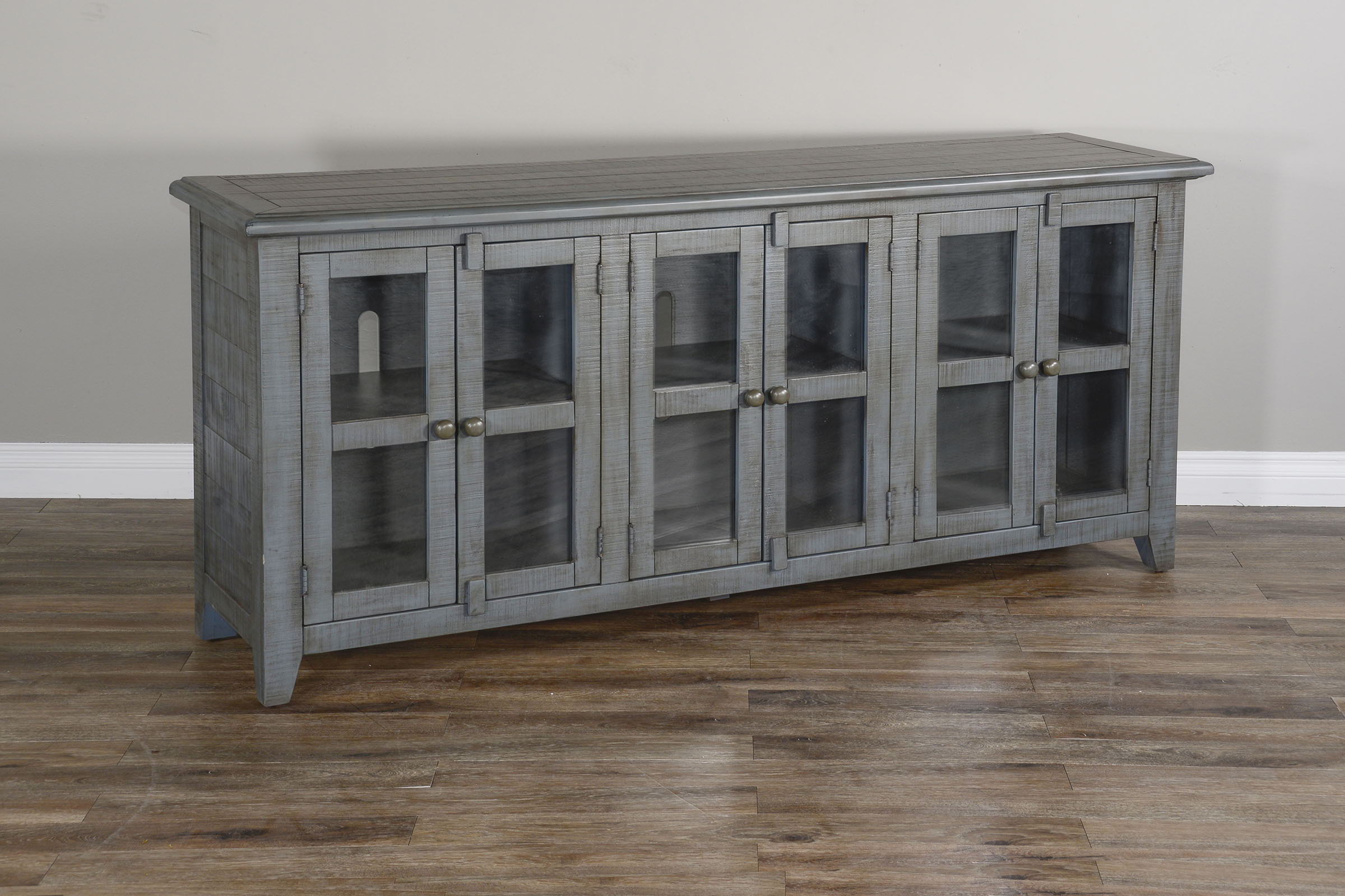70\" TV Console - Light Blue Image