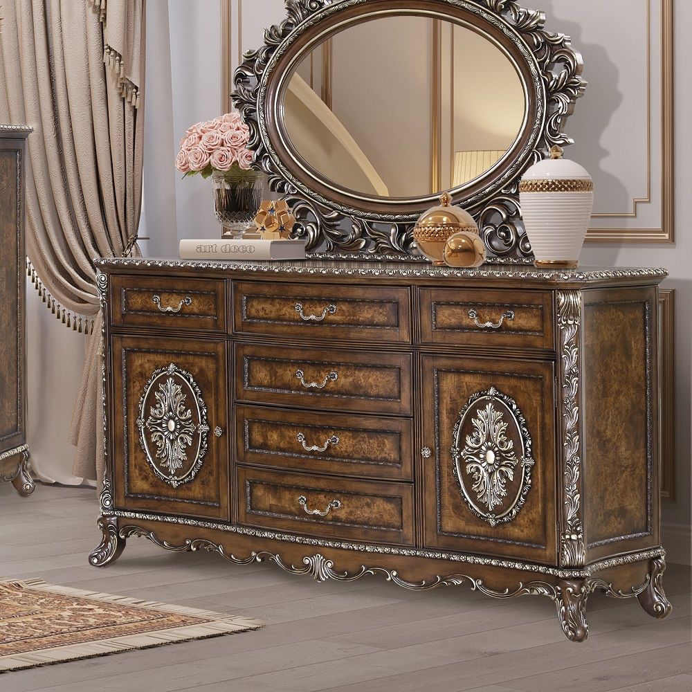 Devany - Dresser - Cherry, dark brown