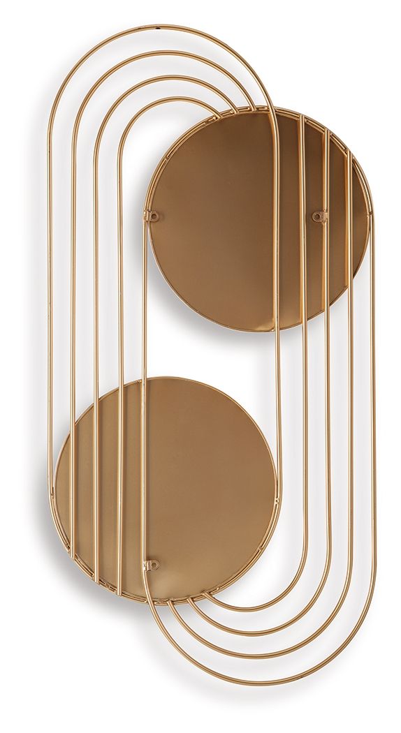 Warrenley - Accent Mirror - Gold Finish, gold, view 5