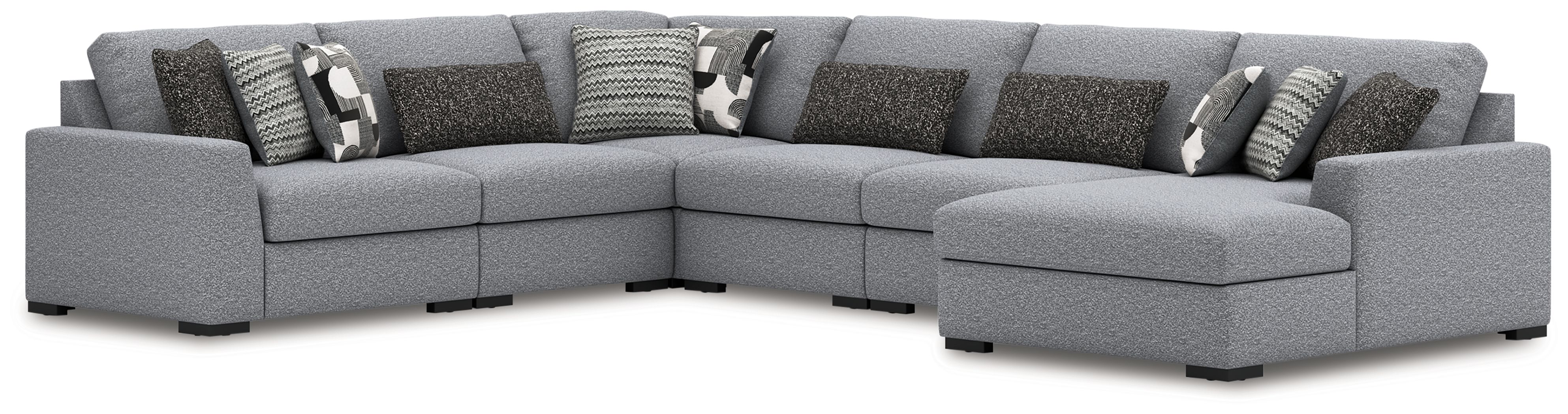 6 Pc · Sectional With RAF Corner Chaise