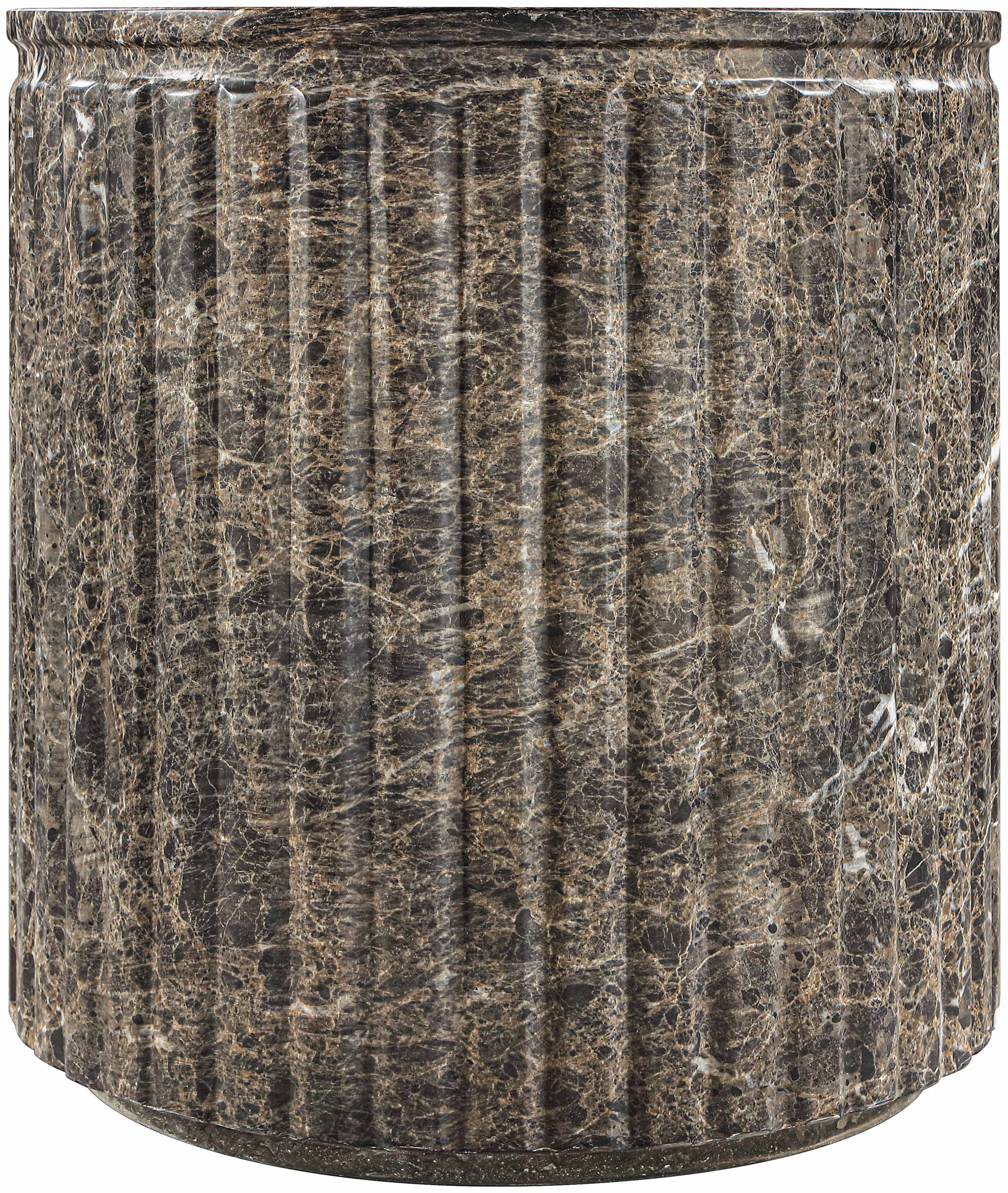 Catania - Concrete Indoor/Outdoor End Table - Brown