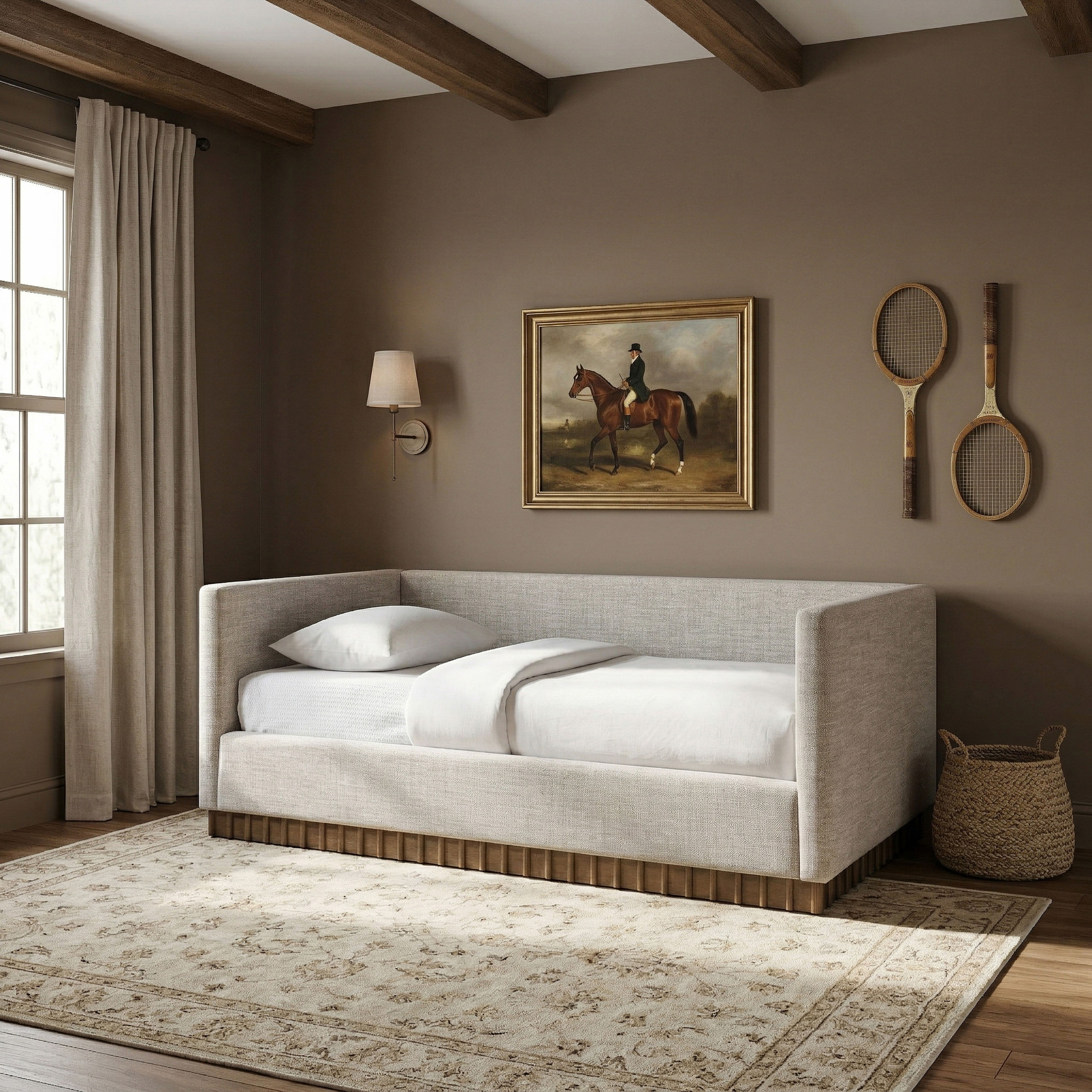 Teva - Upholstered Twin Daybed - Beige