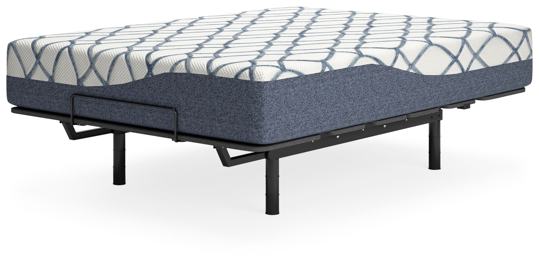 Ashley Furniture 12 Inch Chime Elite 2.0 - Full Mattress - White / Blue - Image 6