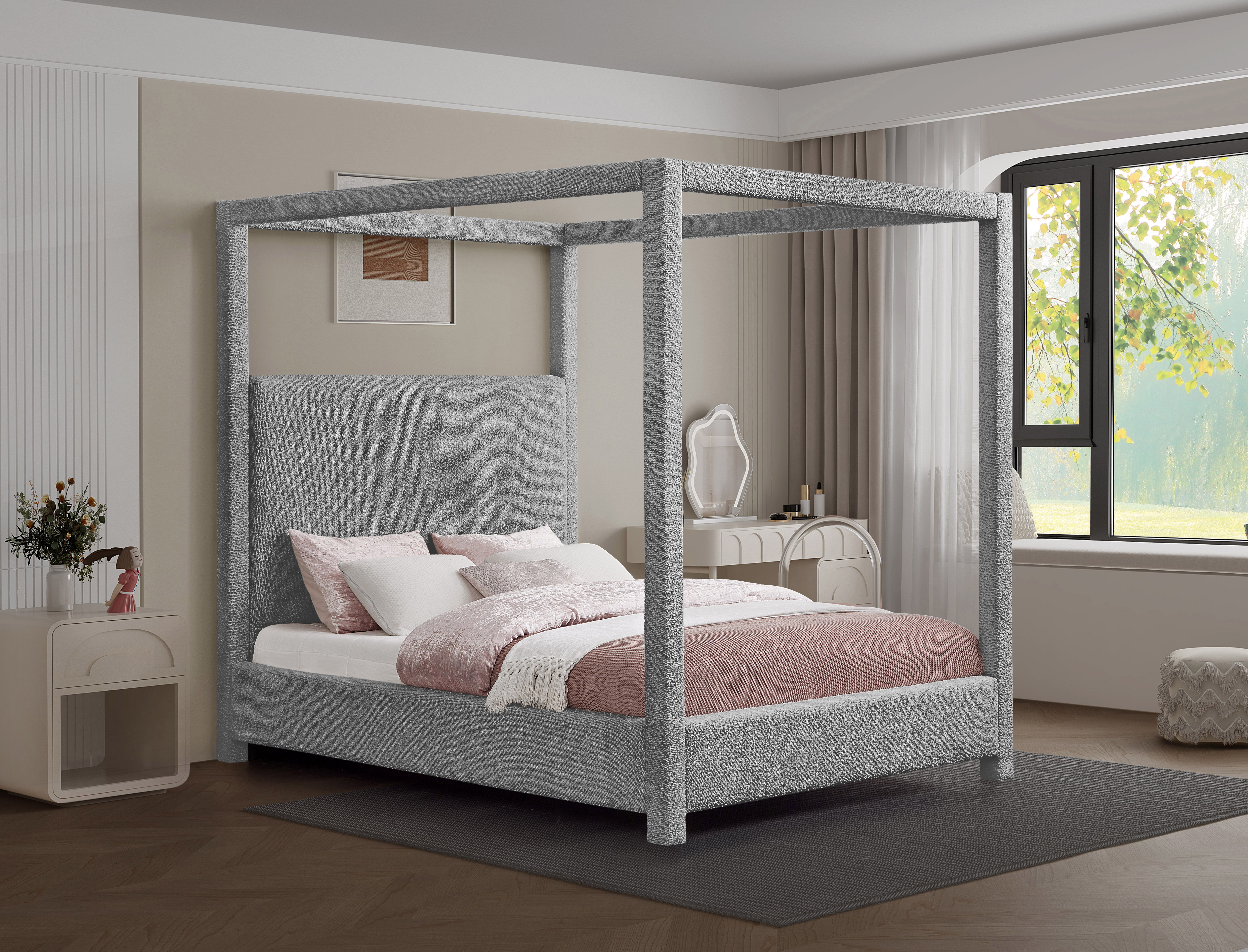 Eden - Queen Bed - Gray