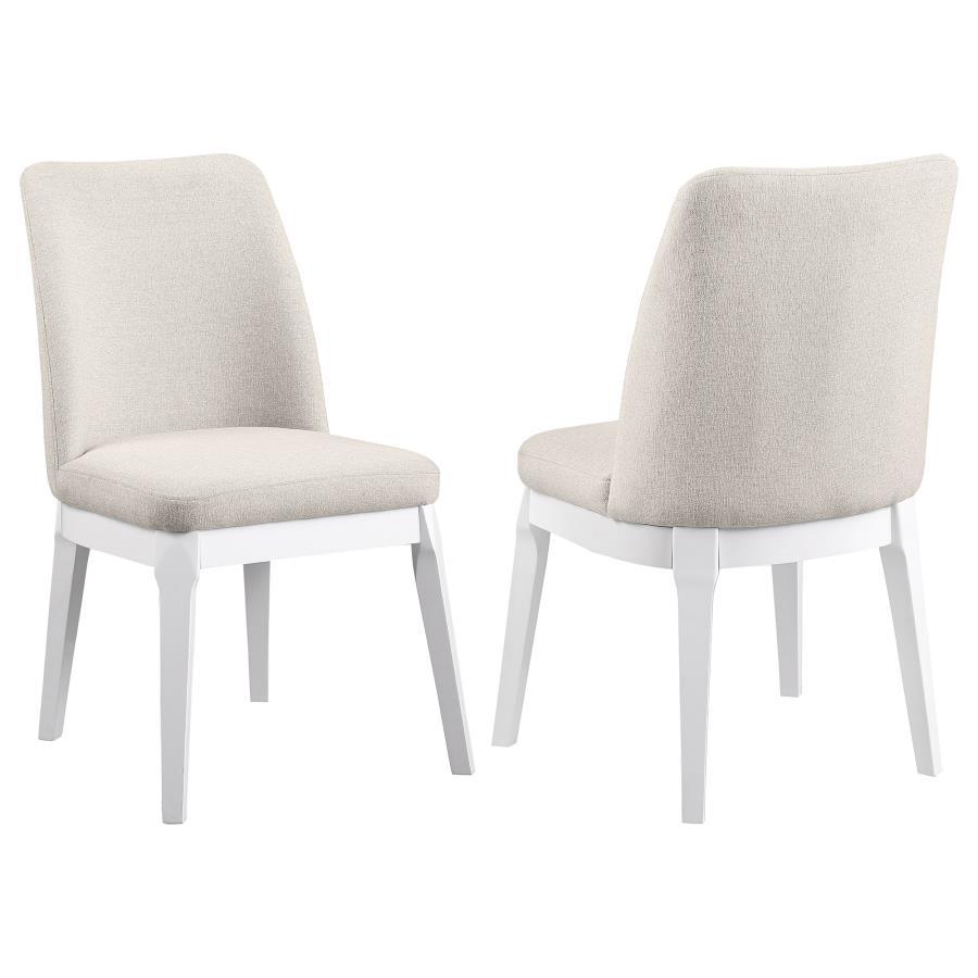 Carissa - Upholstered Dining Side Chair (Set of 2) - Beige Image