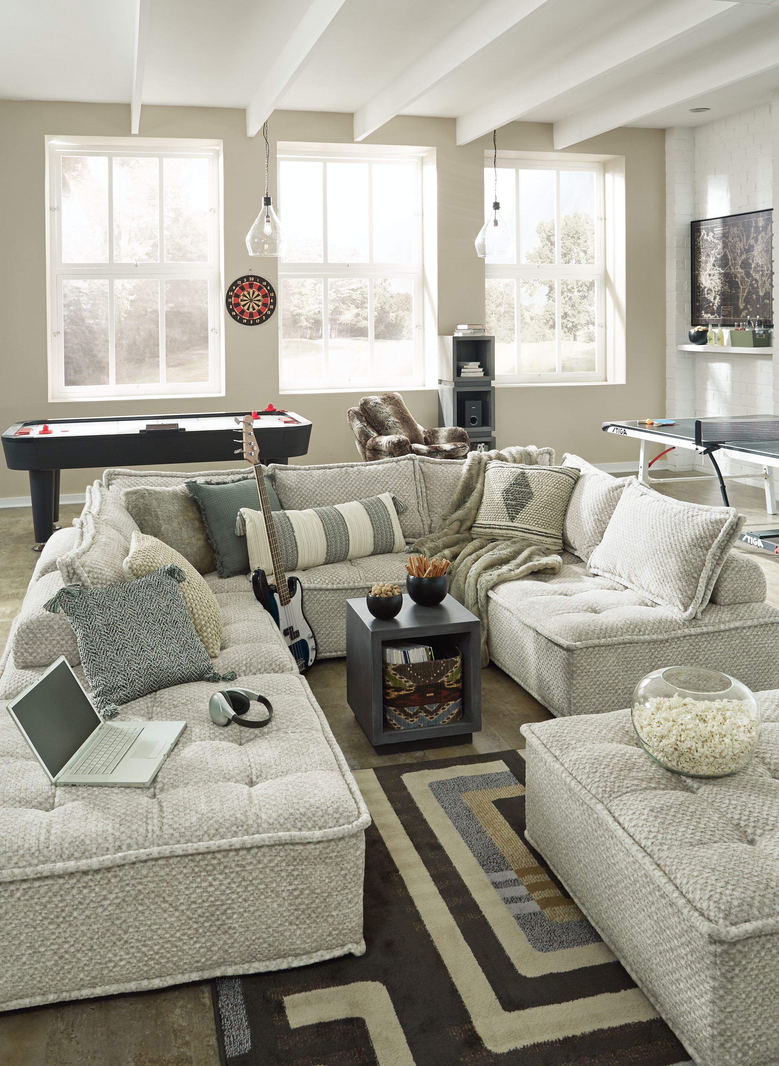 Ashley Furniture Bales - Accent Chair - Taupe - Image 11
