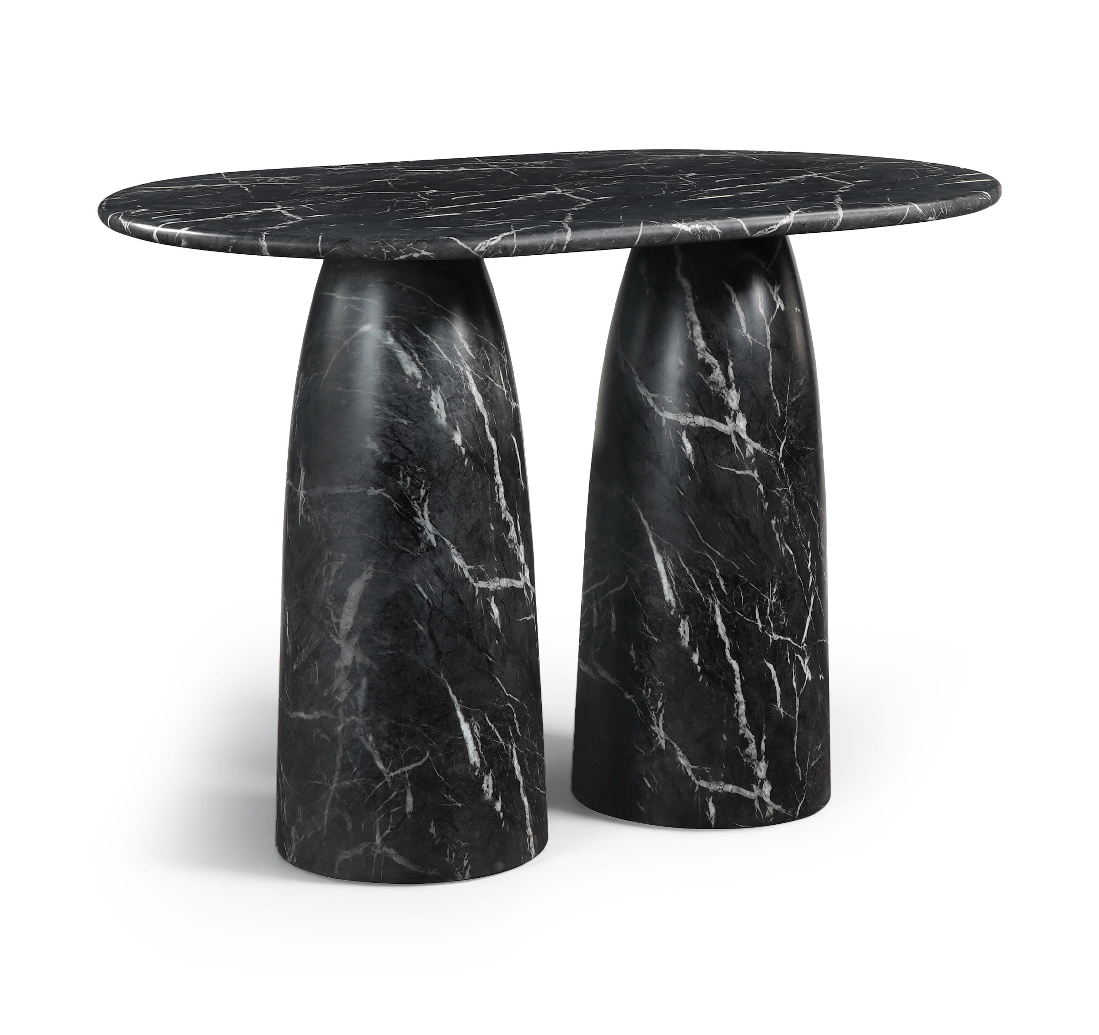 Cosenza - Concrete Indoor / Outdoor Counter Height Table (3 Boxes) - Black