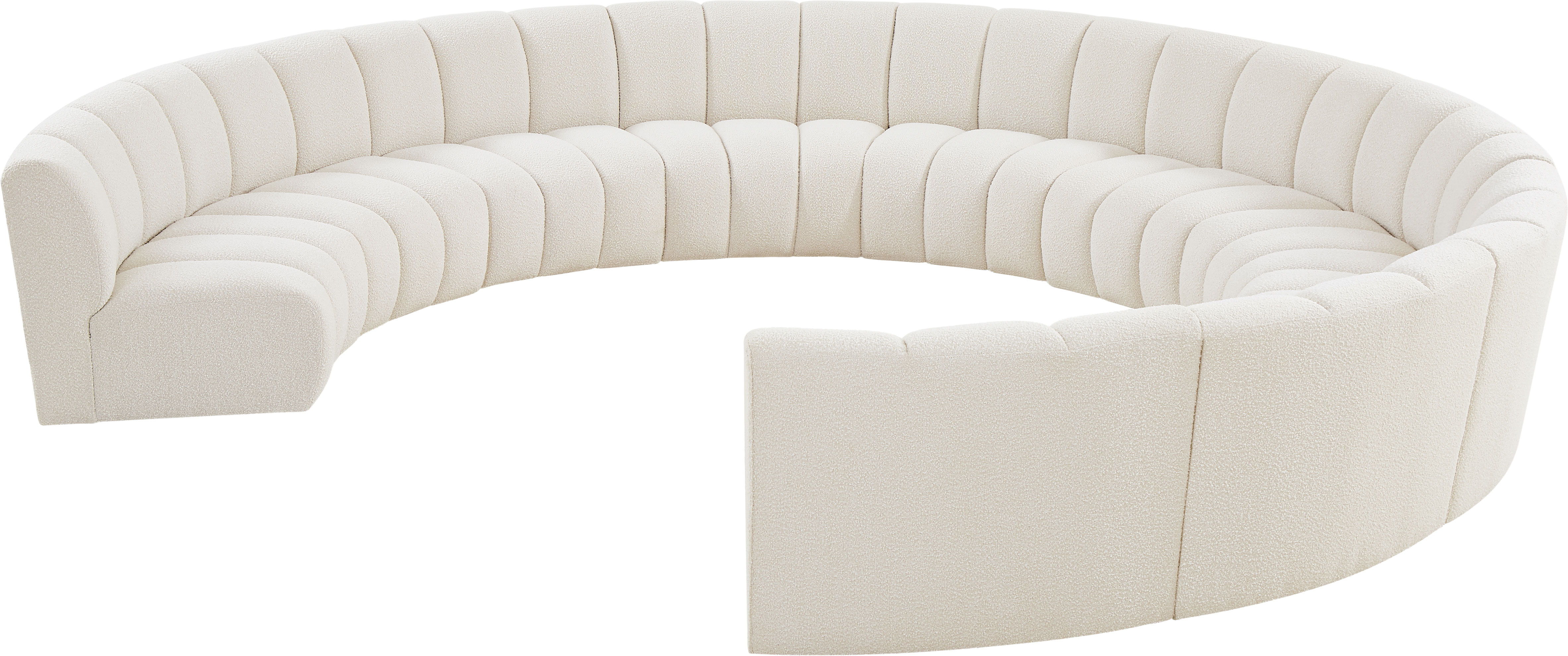 Infinity - 10 Piece Modular Sectional - Cream