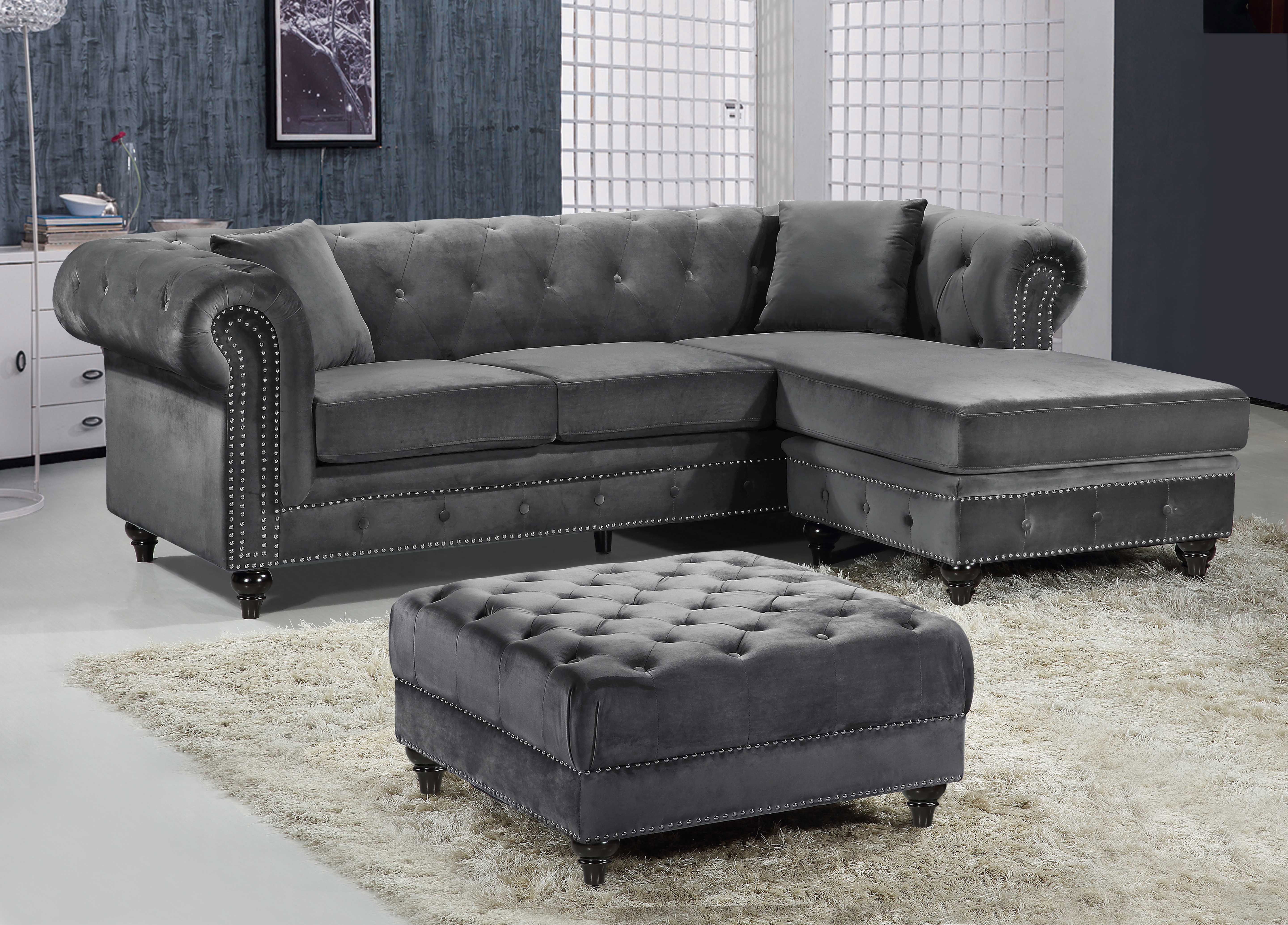 Sabrina - 2 Piece Reversible Sectional - Gray