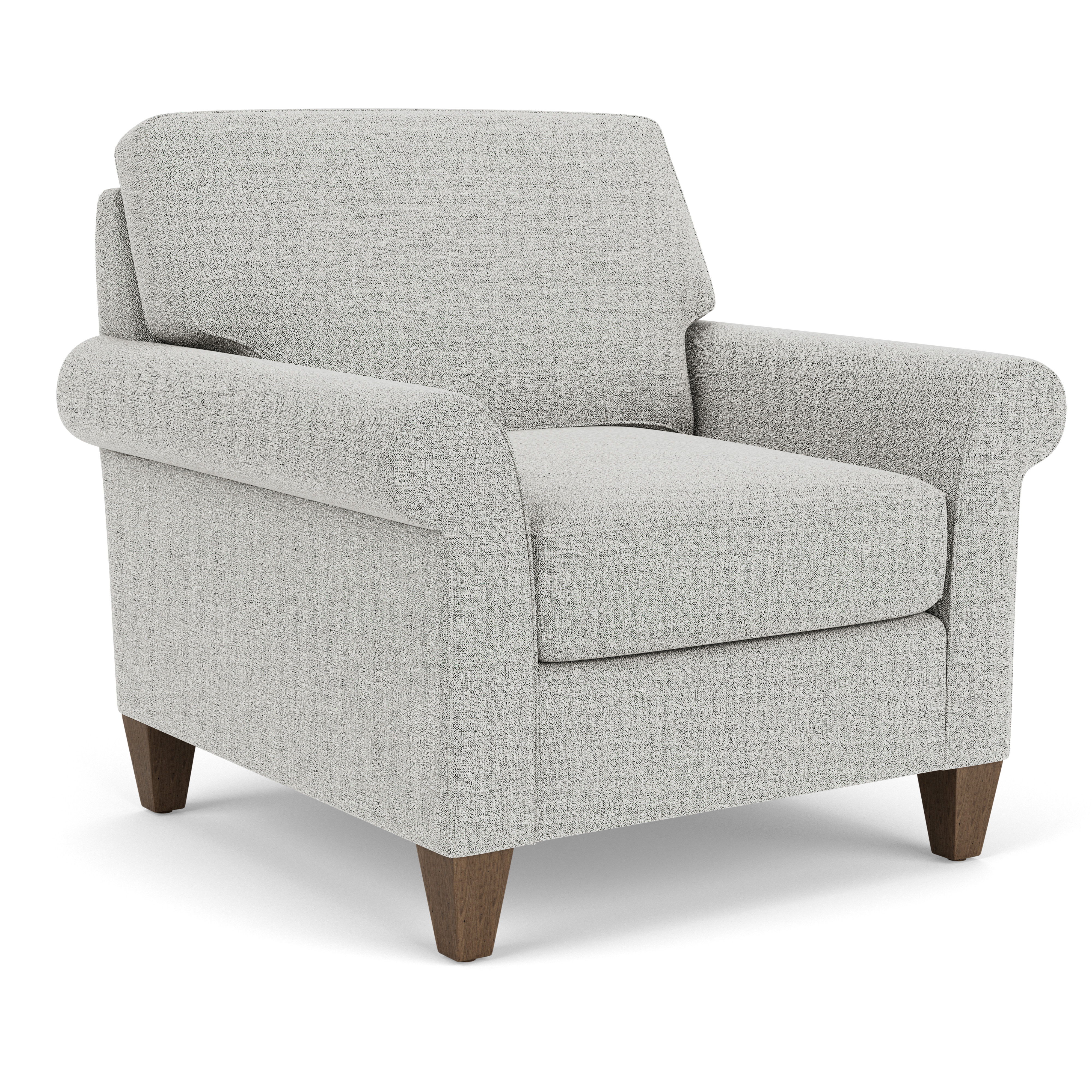 Westside - Fabric Chair, light gray, view 4