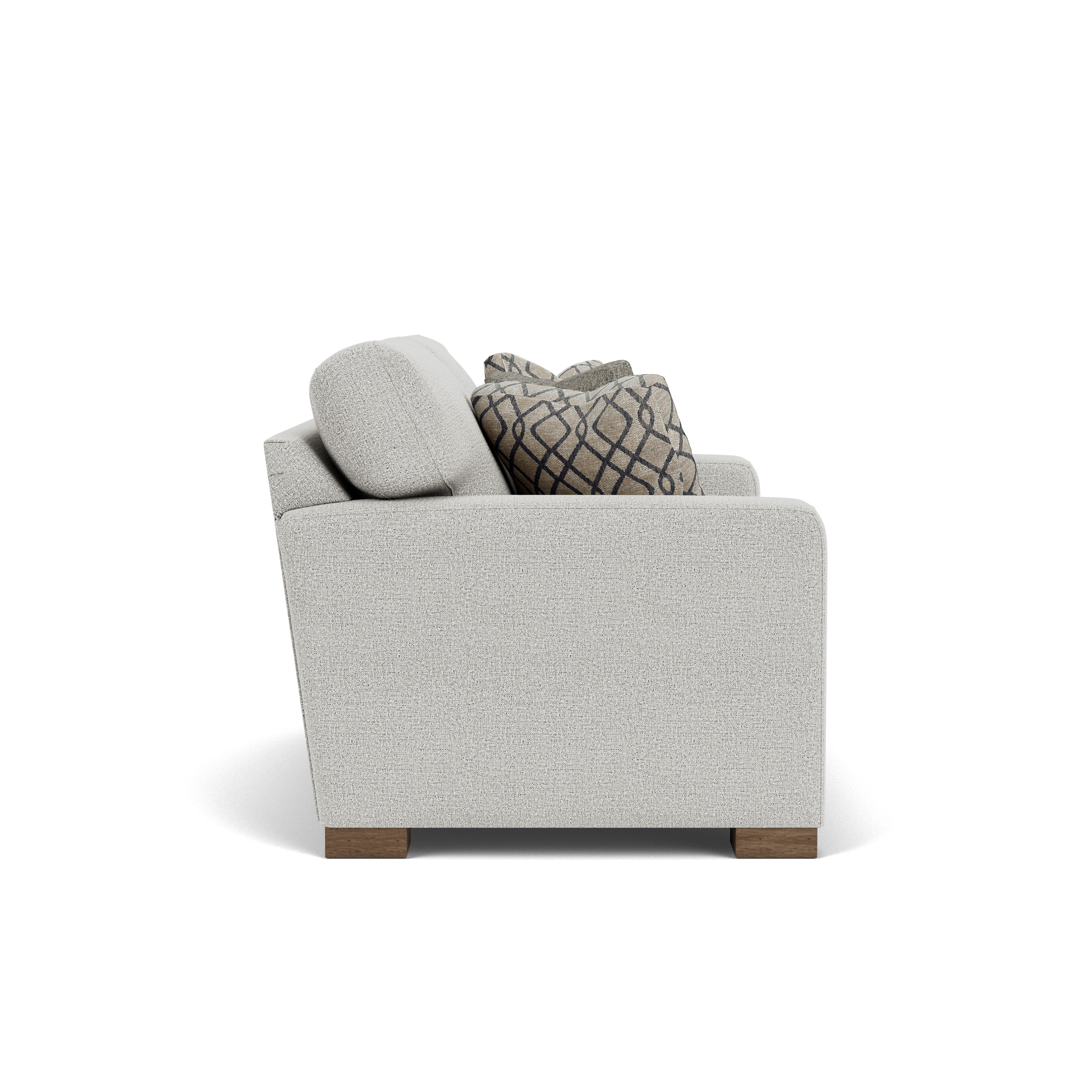 Bryant - Fabric Loveseat, dark brown, view 8
