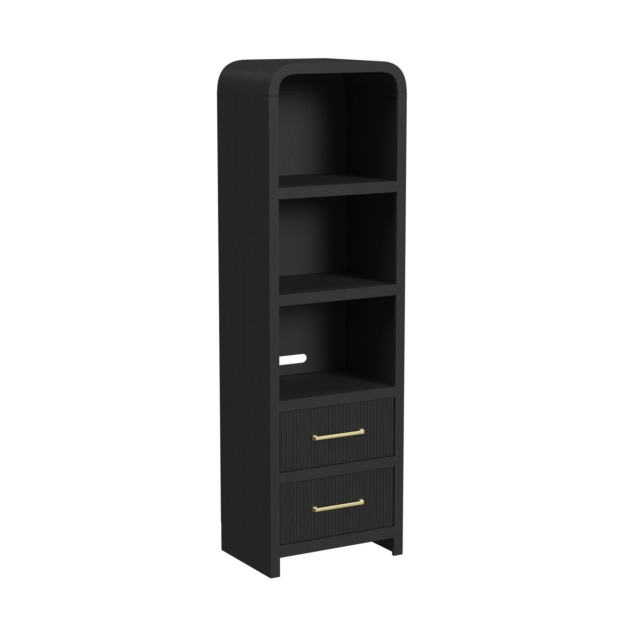 Ridgemont - Side Piers - Black With Grain