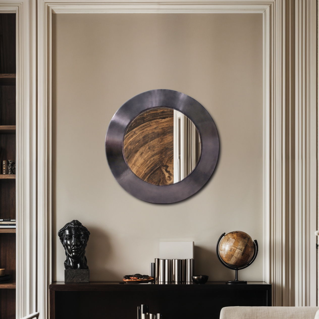 Sphere - 24" Mirror - Black