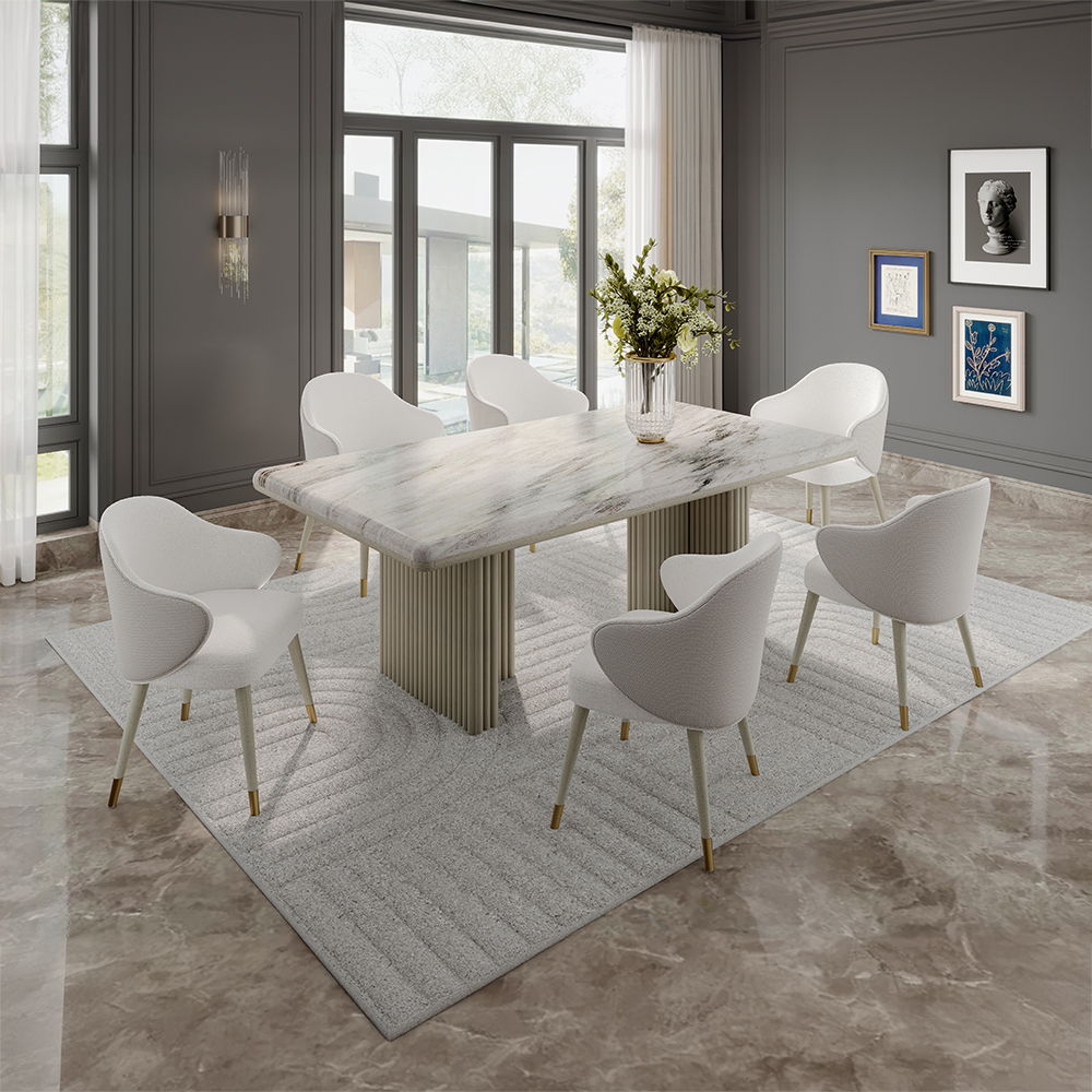 Charity - Side Chair (Set of 2) - Gray Oak, white, view 5