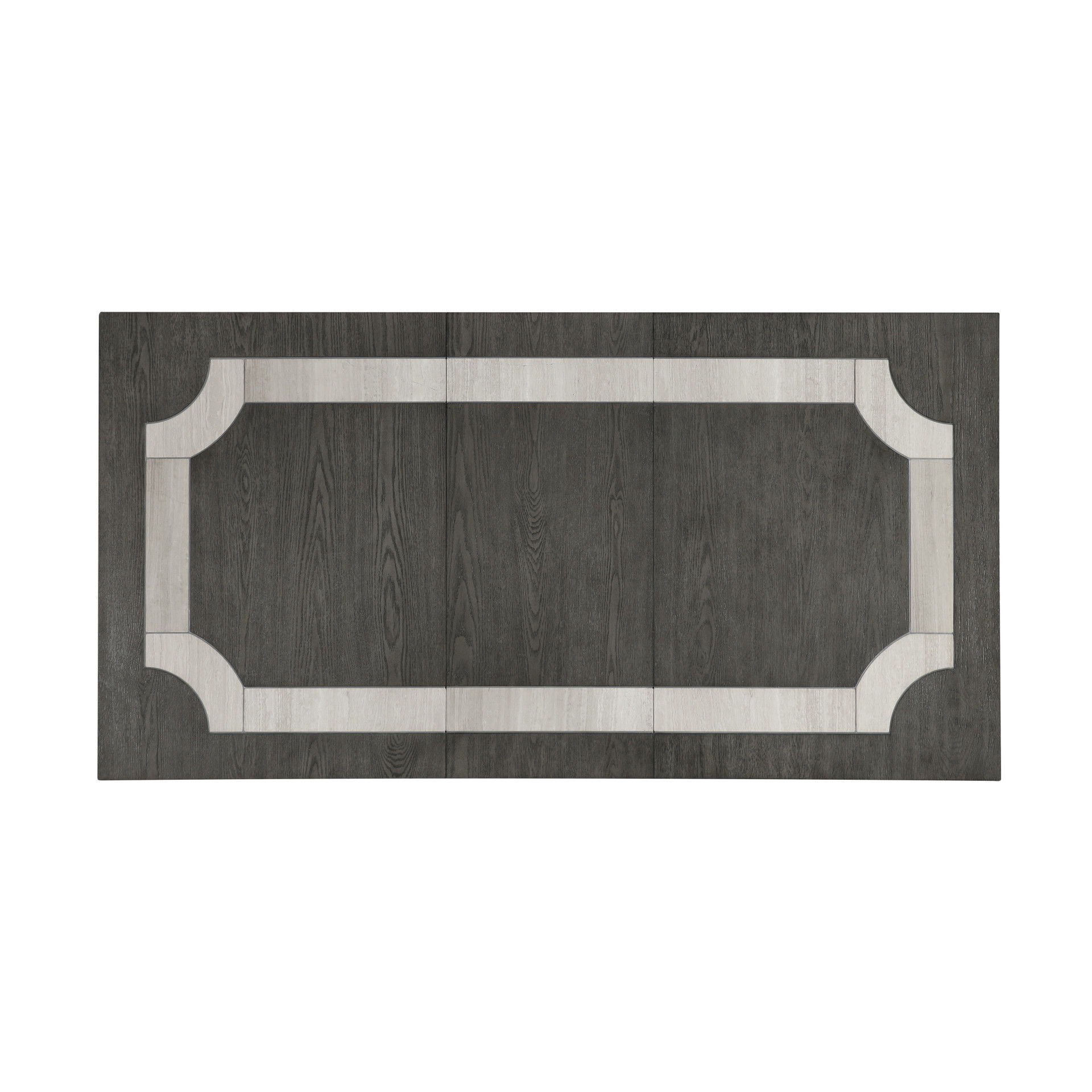Lisbon - Rectangle Dining Table - Gray, dark gray, view 6
