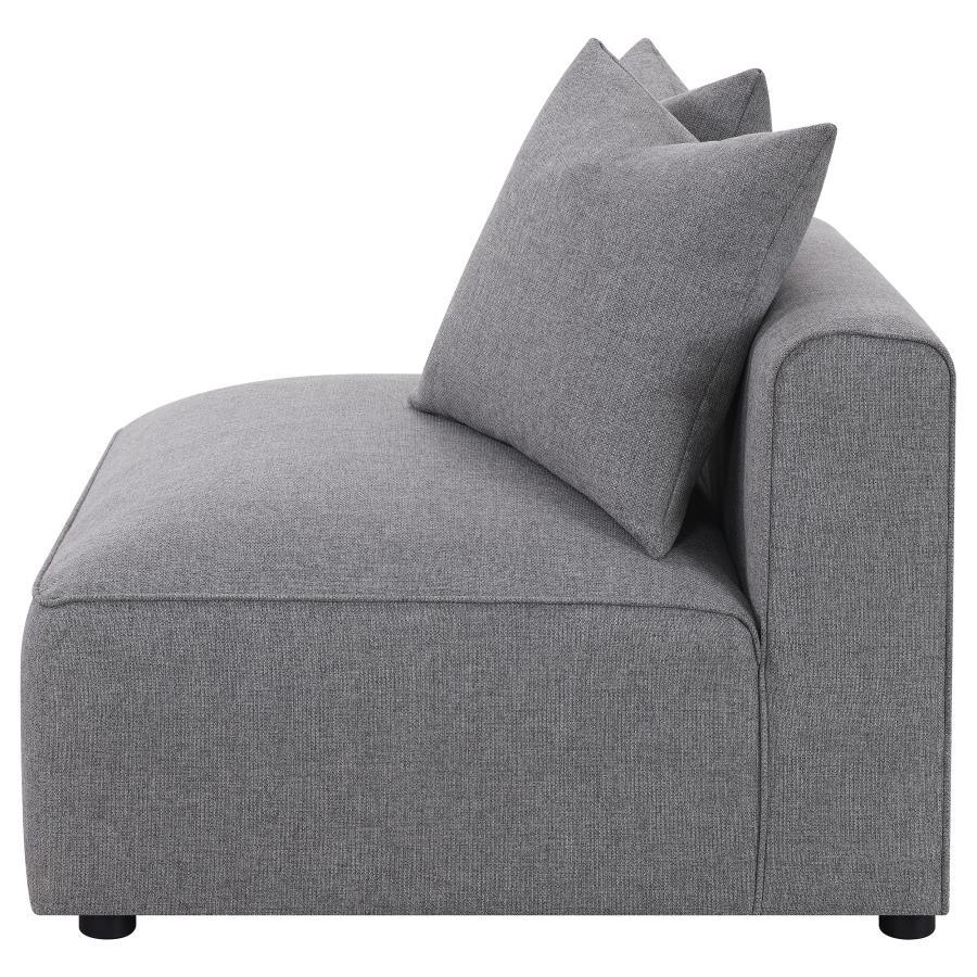 Jennifer Armless Chair Gray New Lots Furniture Online Store