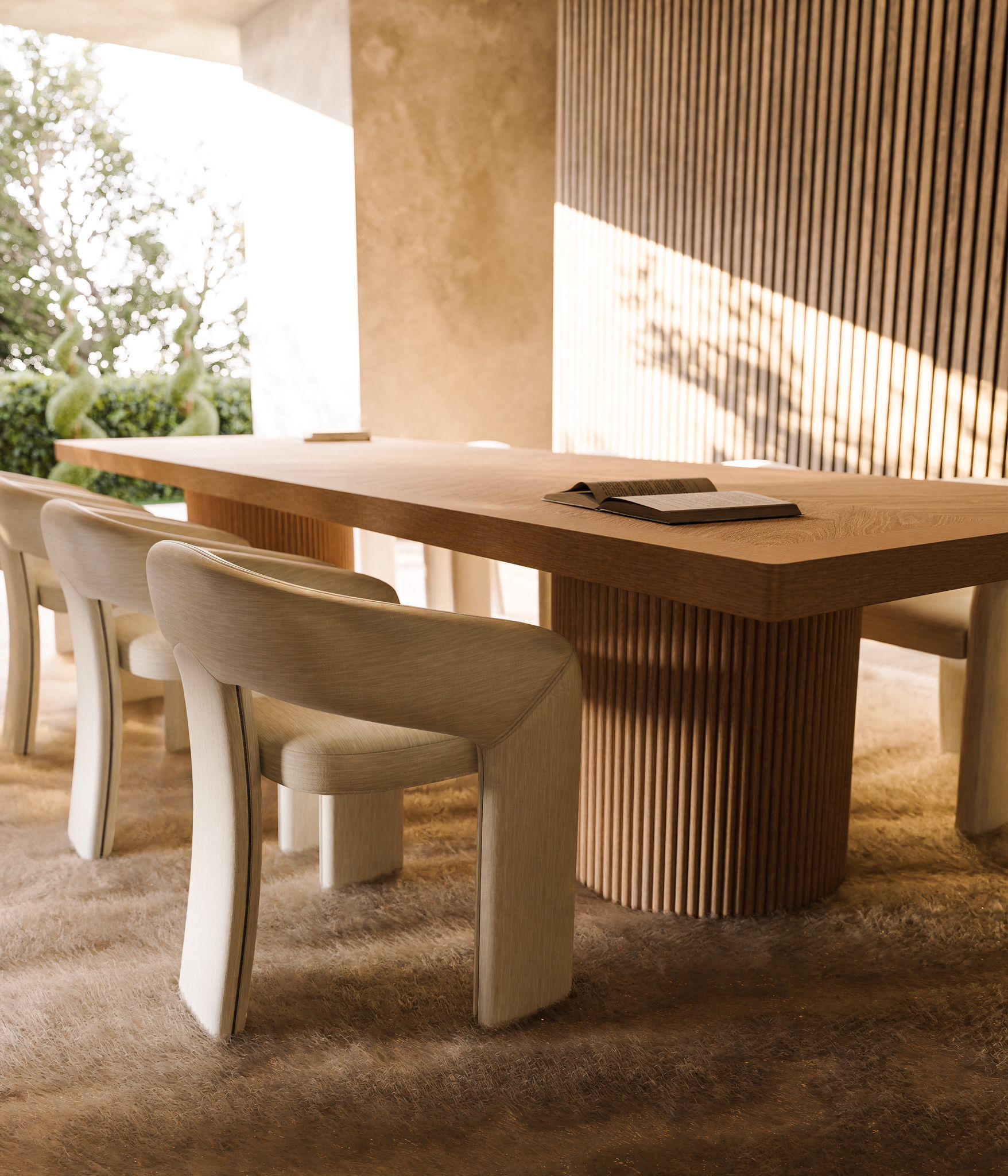 Belinda - Dining Table - Natural