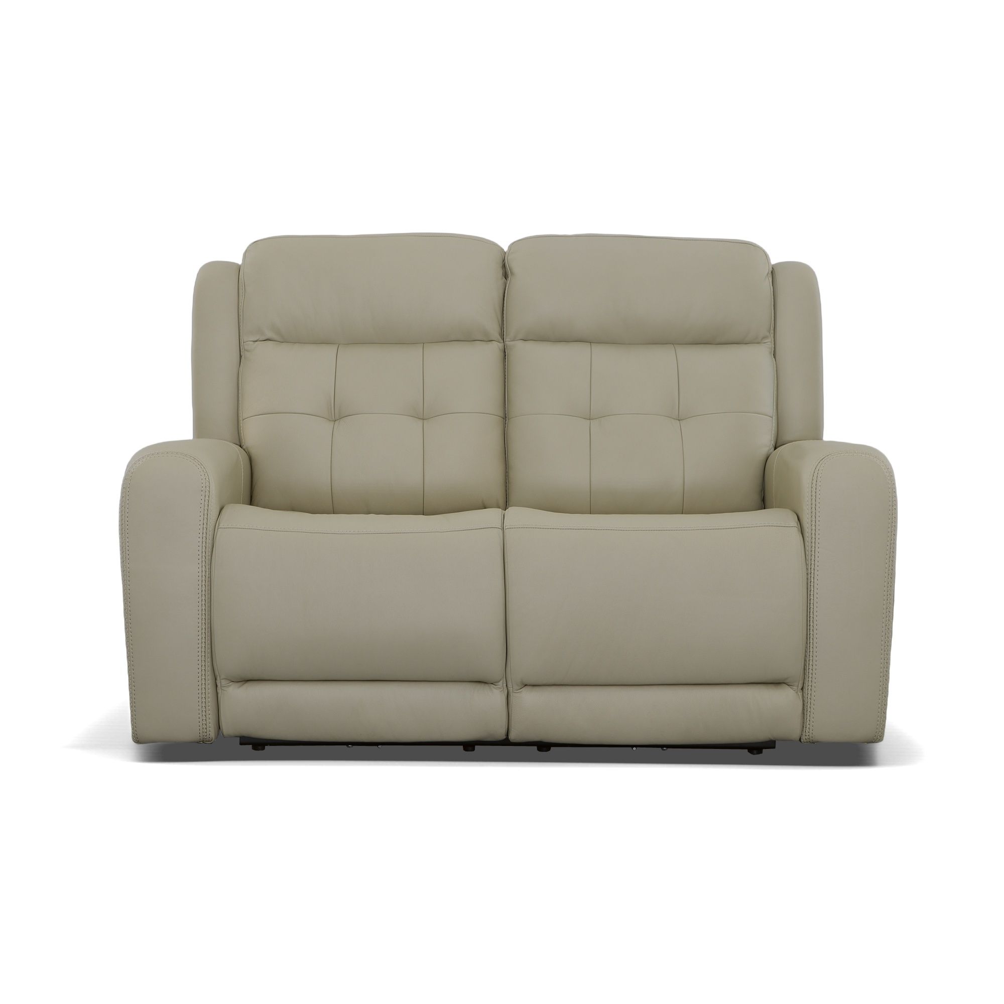 Grant - Power Reclining Loveseat With Power Headrests - Ivory, beige, view 3