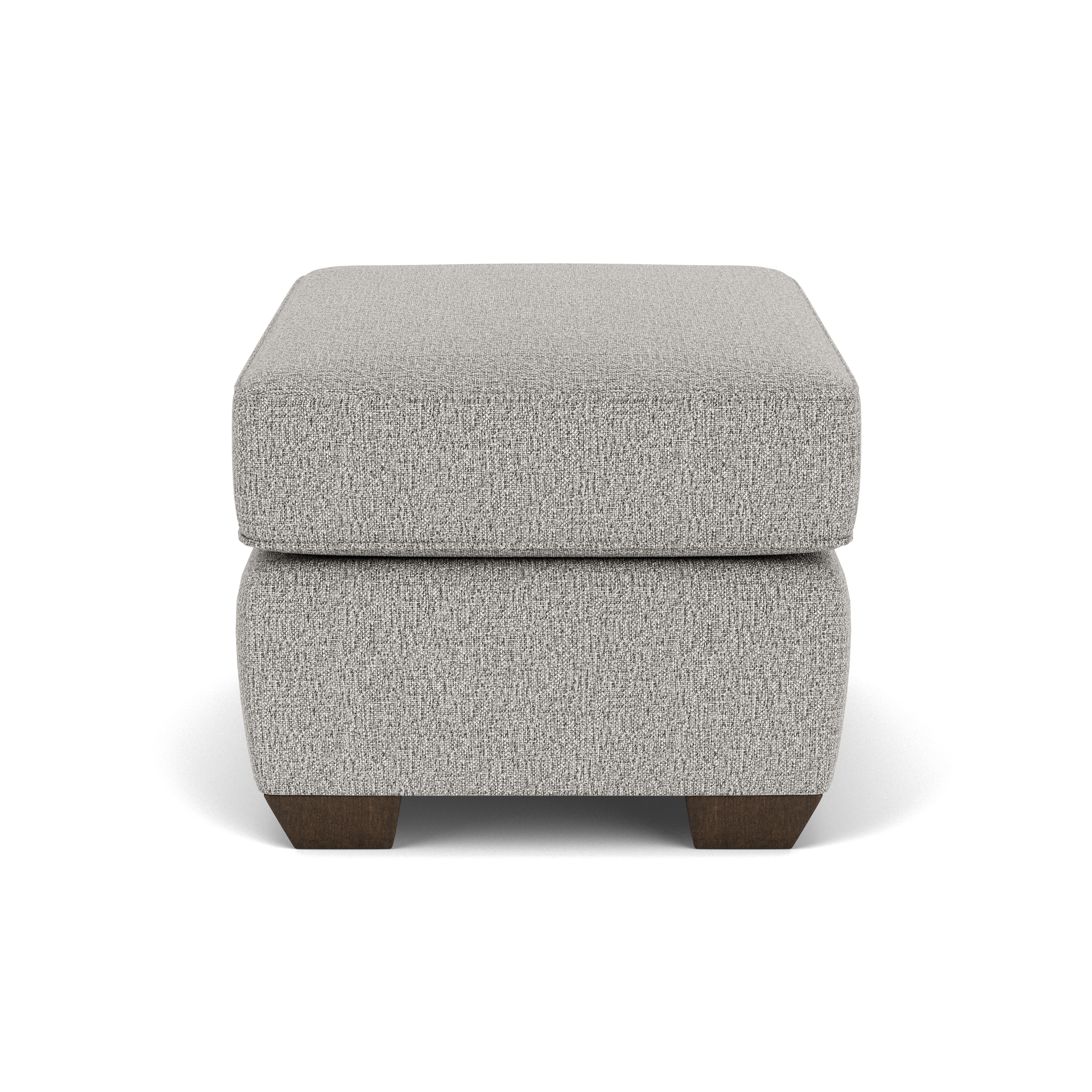 Main Street - Fabric Ottoman, dark brown, view 5