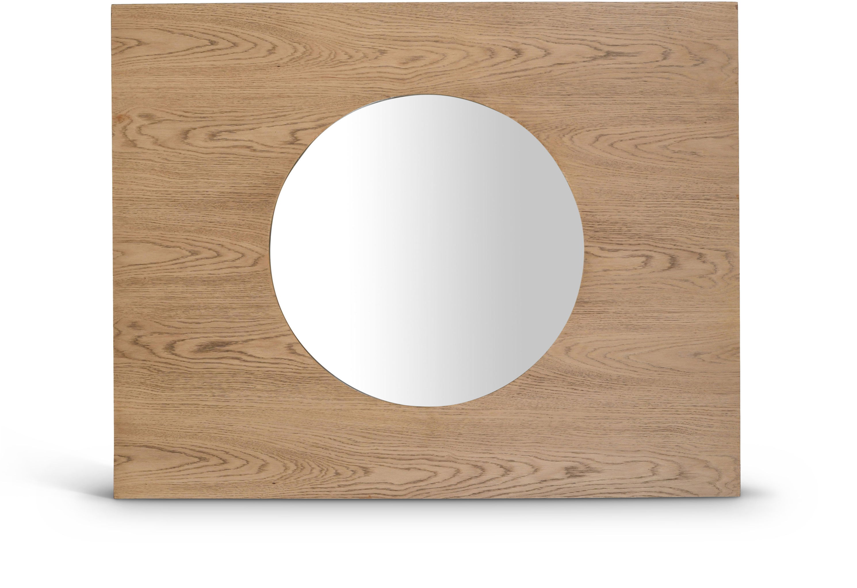 Optic - Oak Wood Frame Mirror - Natural