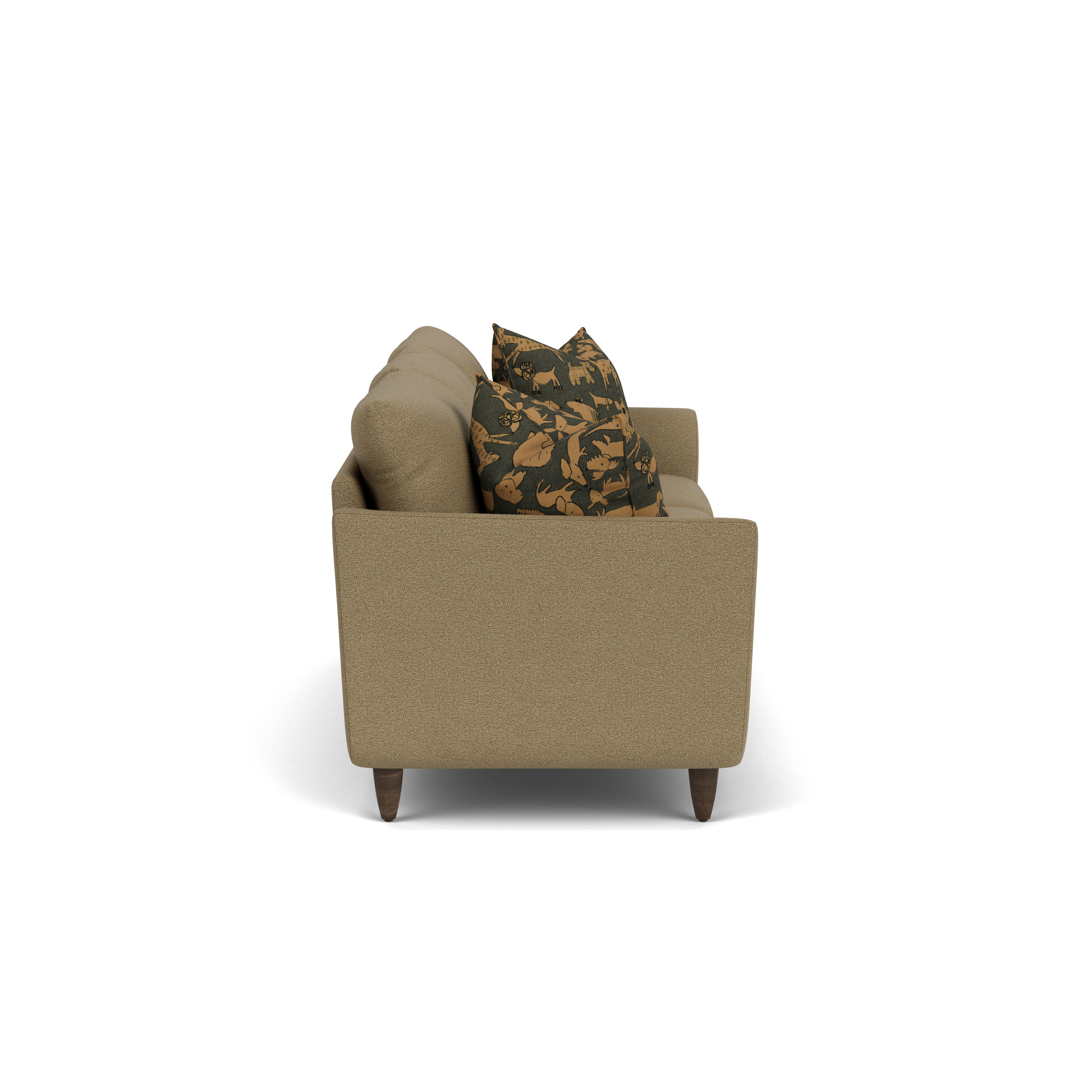 Mia - Fabric Sofa, beige, view 5