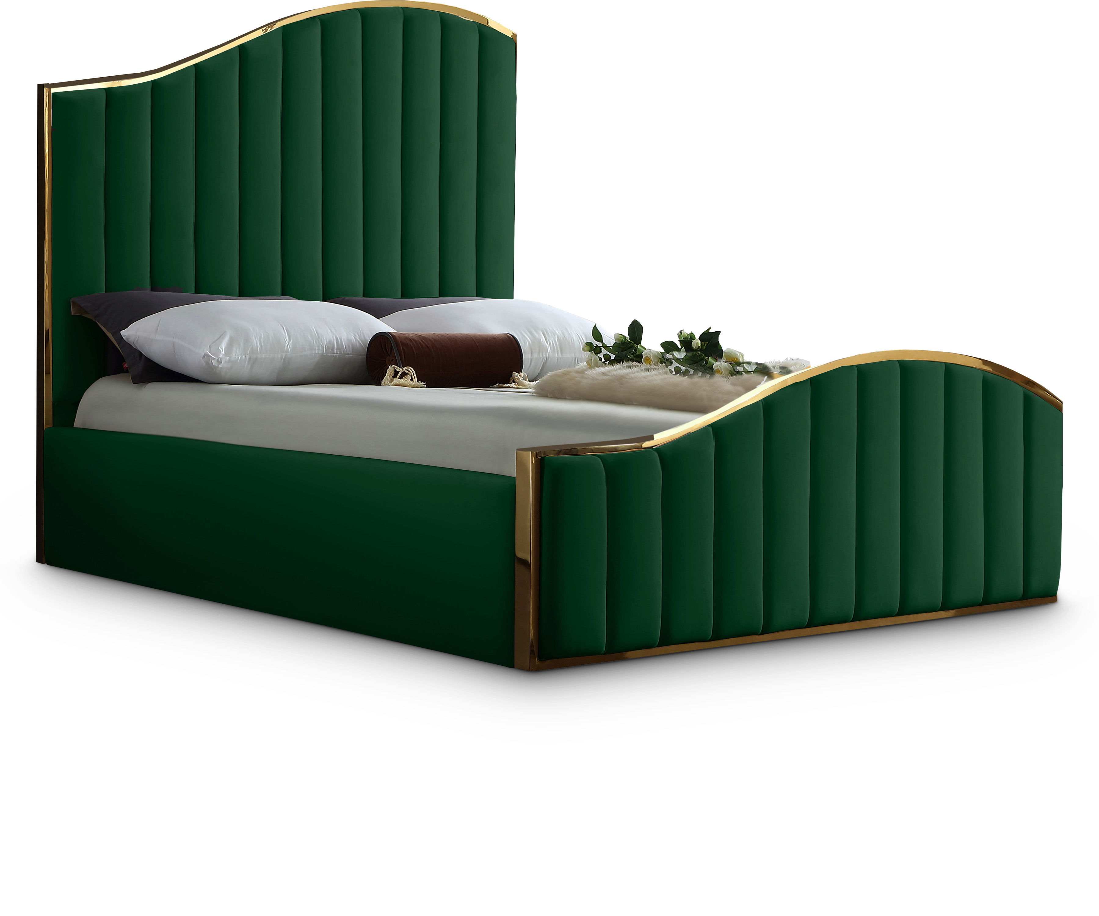 Jolie - Queen Bed - Green