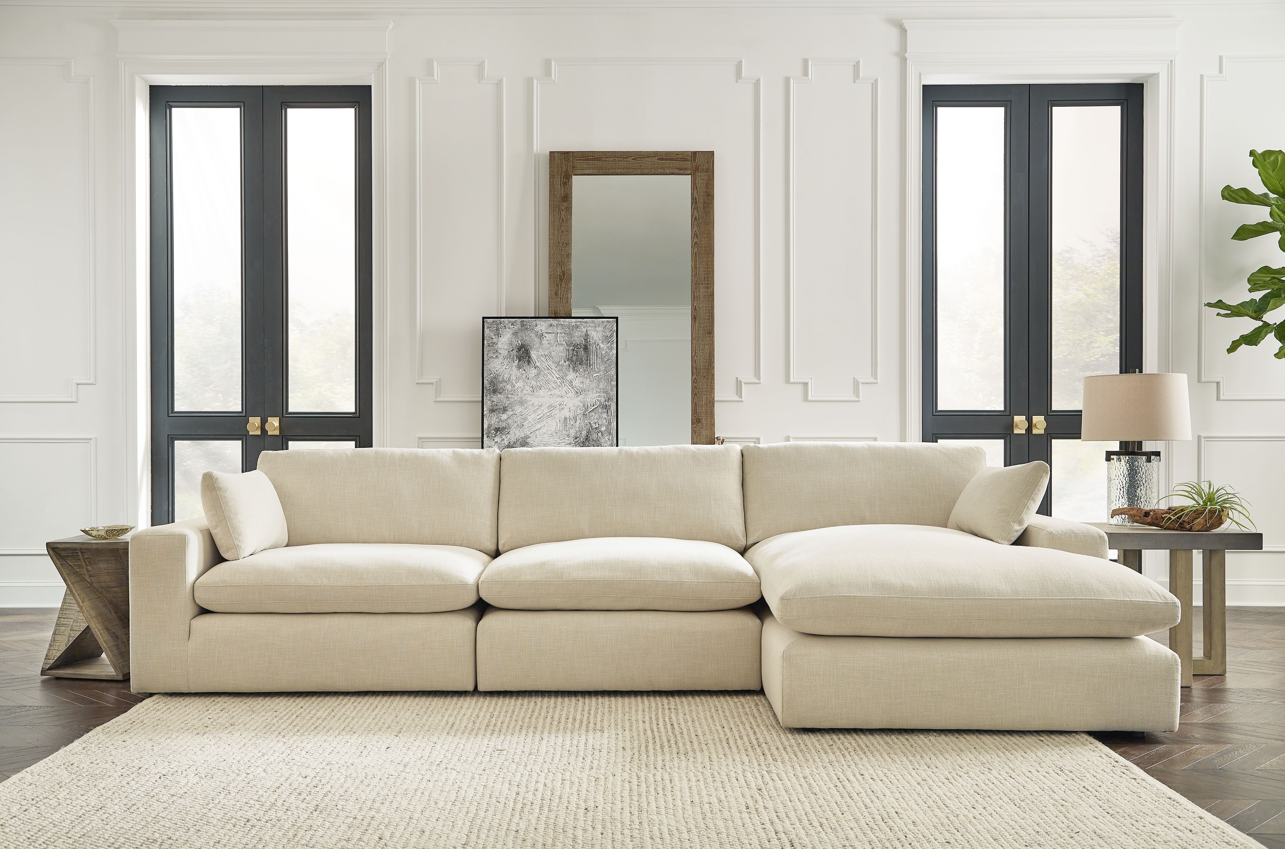 Elyza Linen Modular Sofa: Modern Comfort And Style For Your Living Space