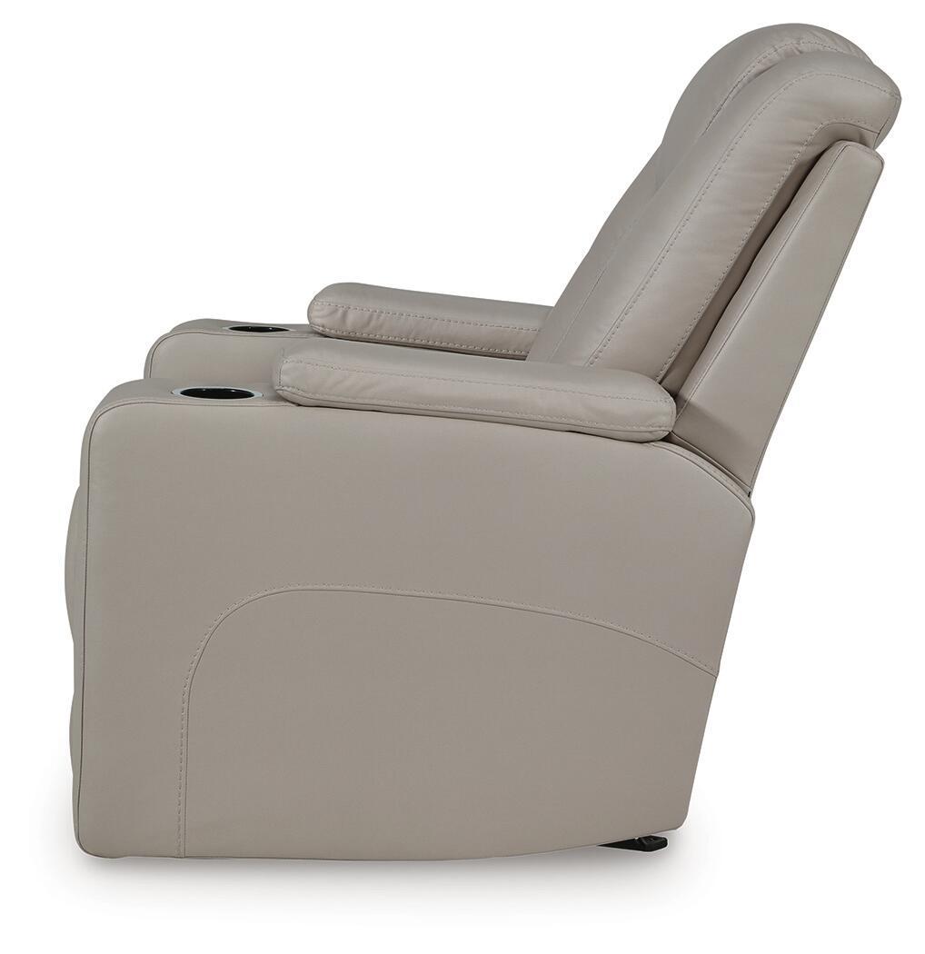Ashley Furniture Elevate Edges - Glider Recliner - Coin - Image 7