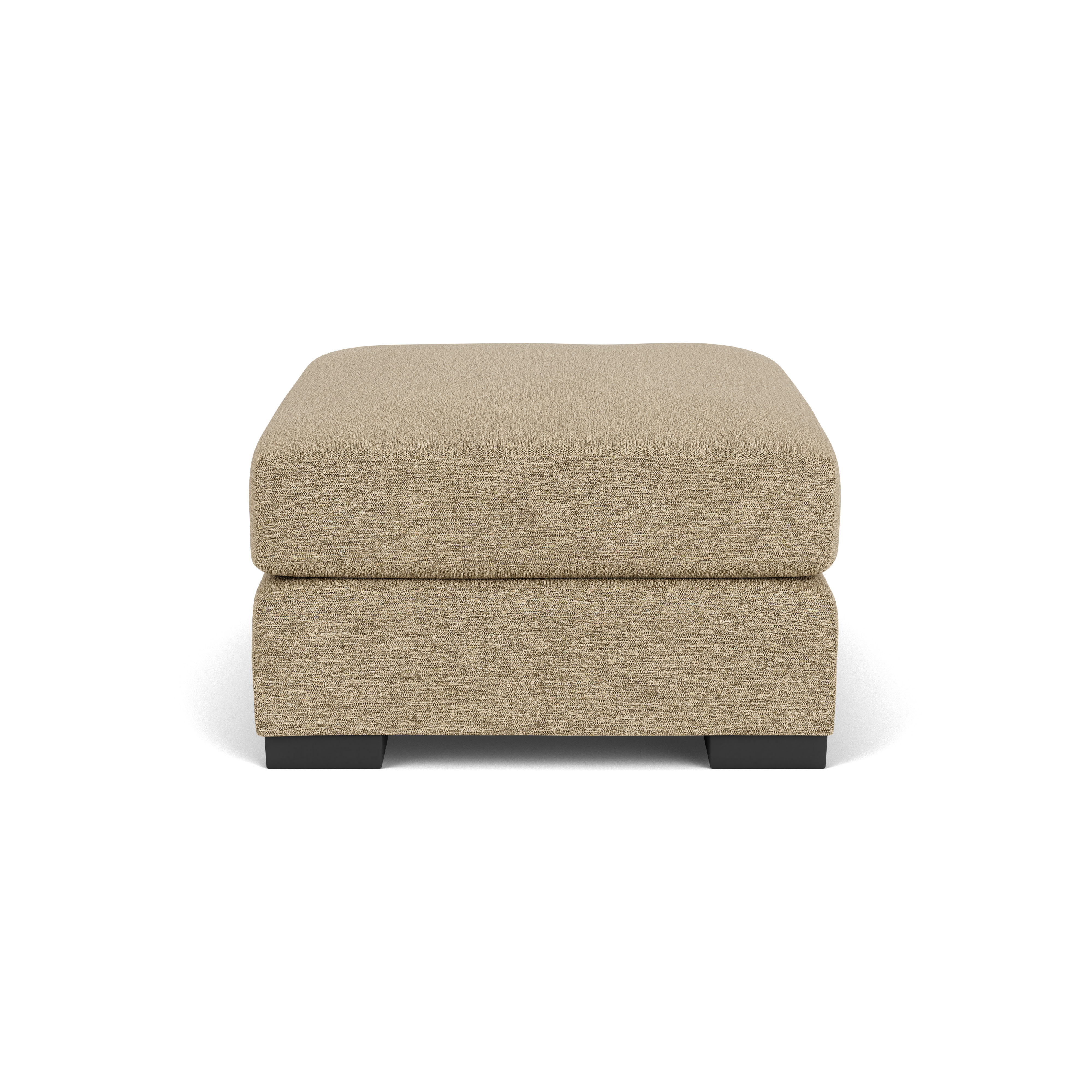 Noah - Fabric Ottoman, beige, view 8