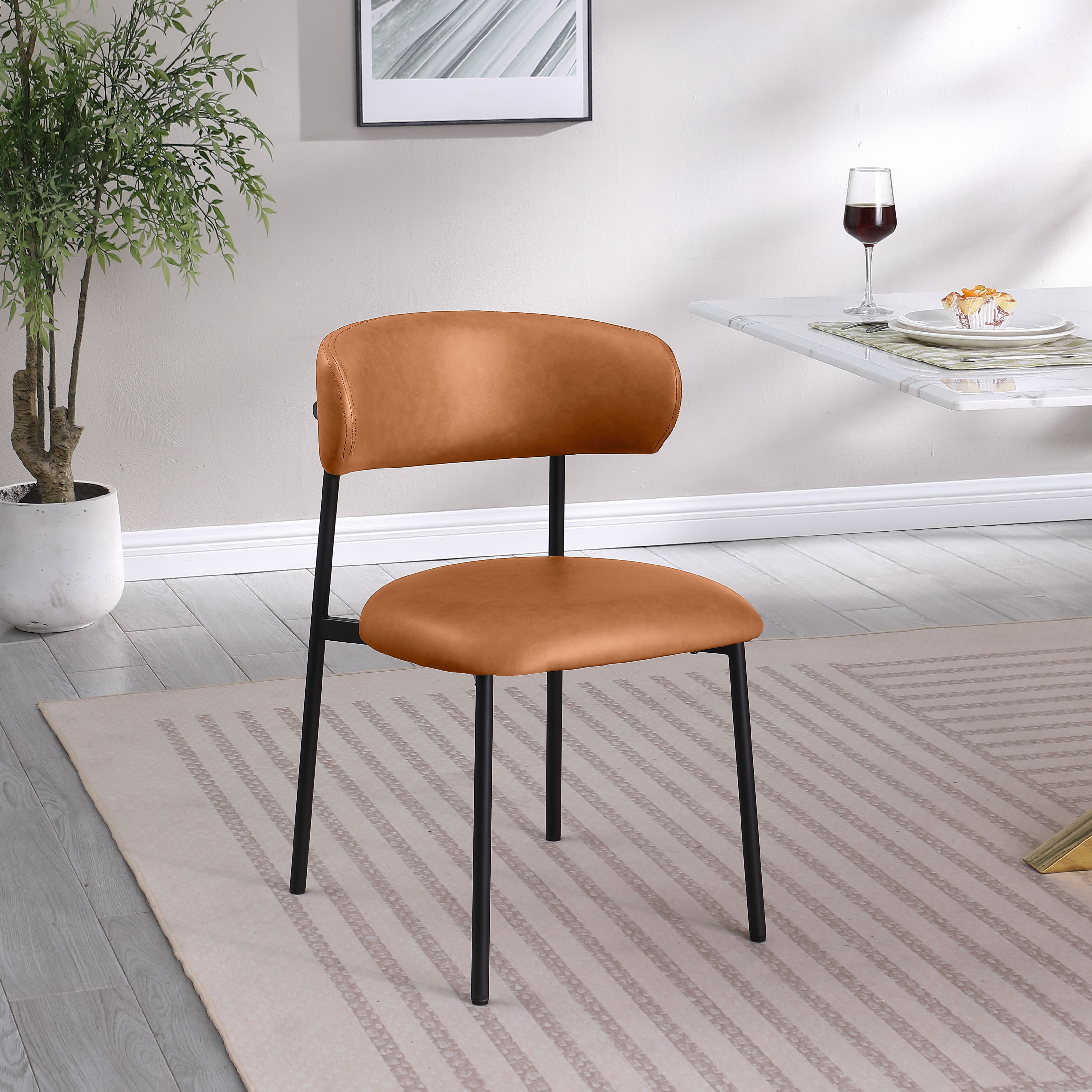 Lupita - Dining Chair (Set of 2) - Cognac