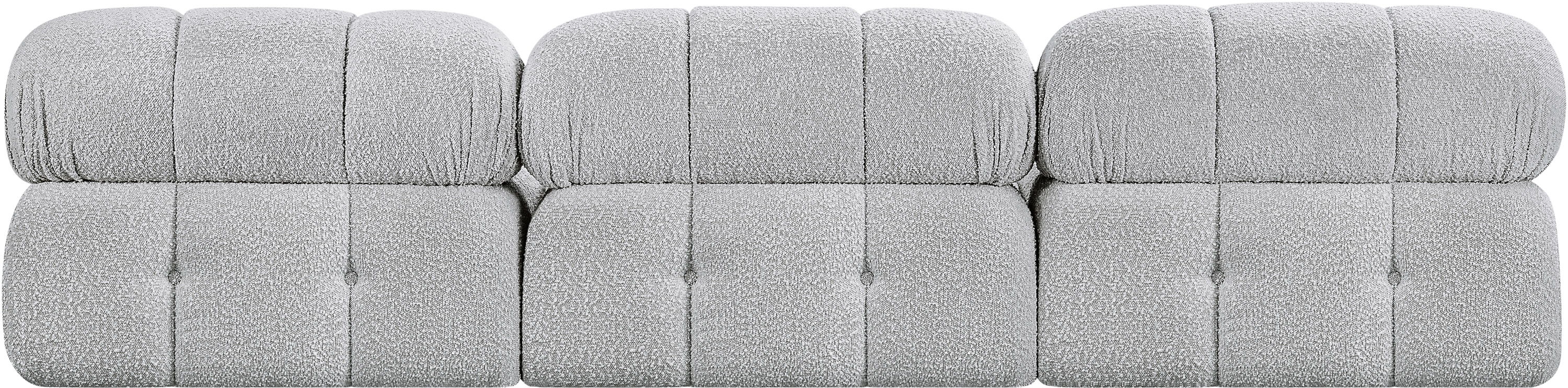 Ames - 3 Piece Modular Armless Sofa - Gray